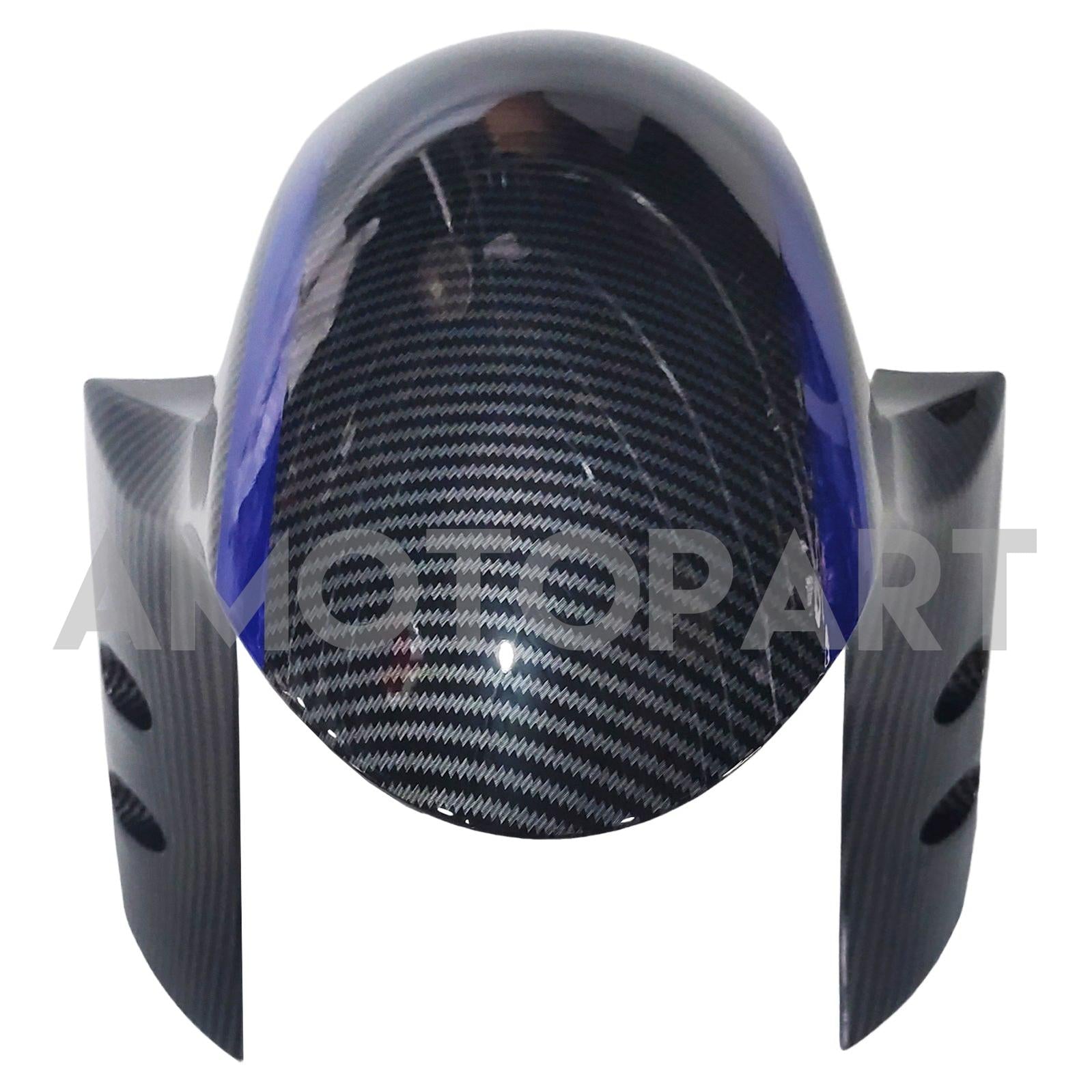 Amotopart 2017-2023 Yamaha YZF R6 Koolstofvezel Zwart grijze blauw kuipkit