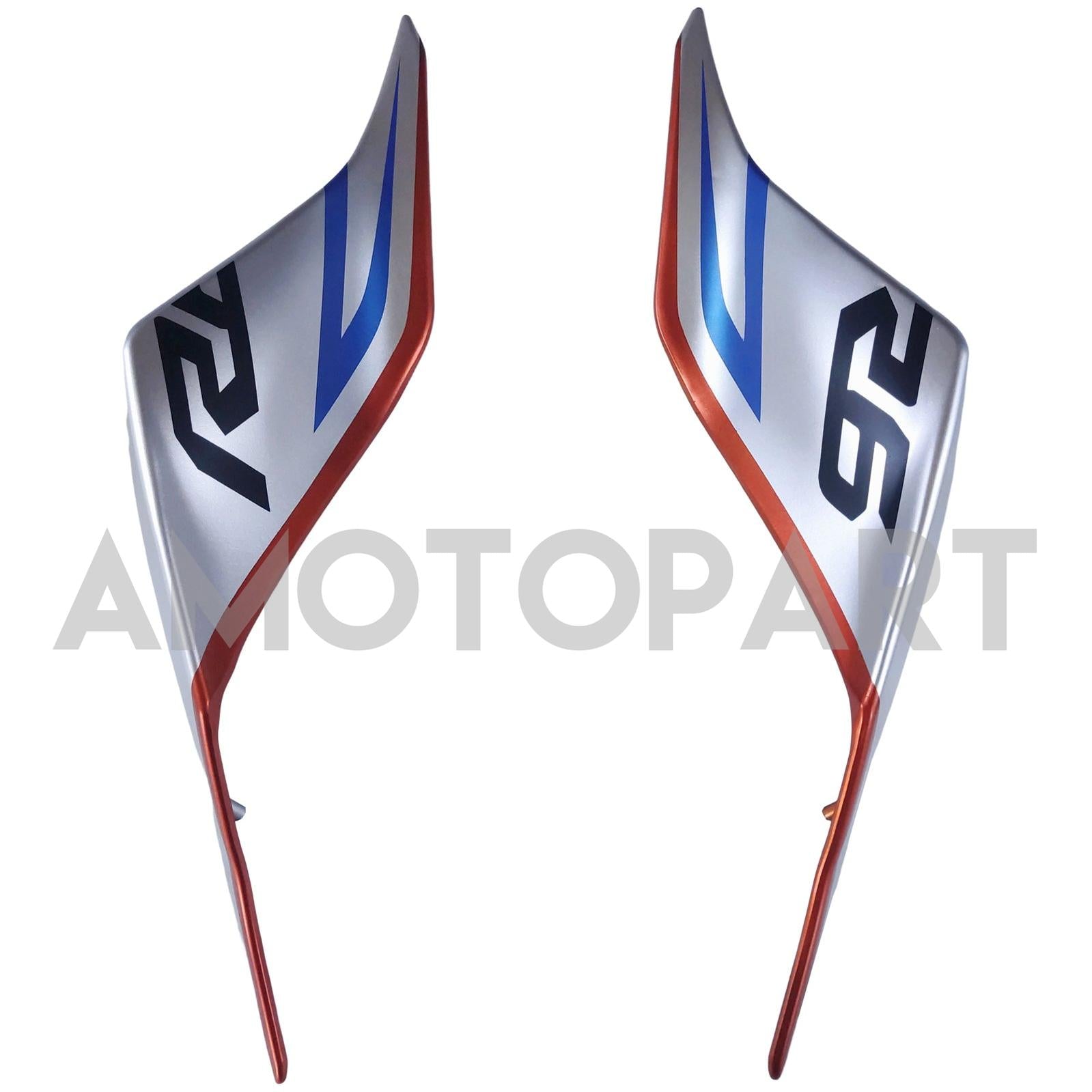 Amotopart 2017-2023 Yamaha YZF R6 Grey Black Blue Orange Fairing Kit