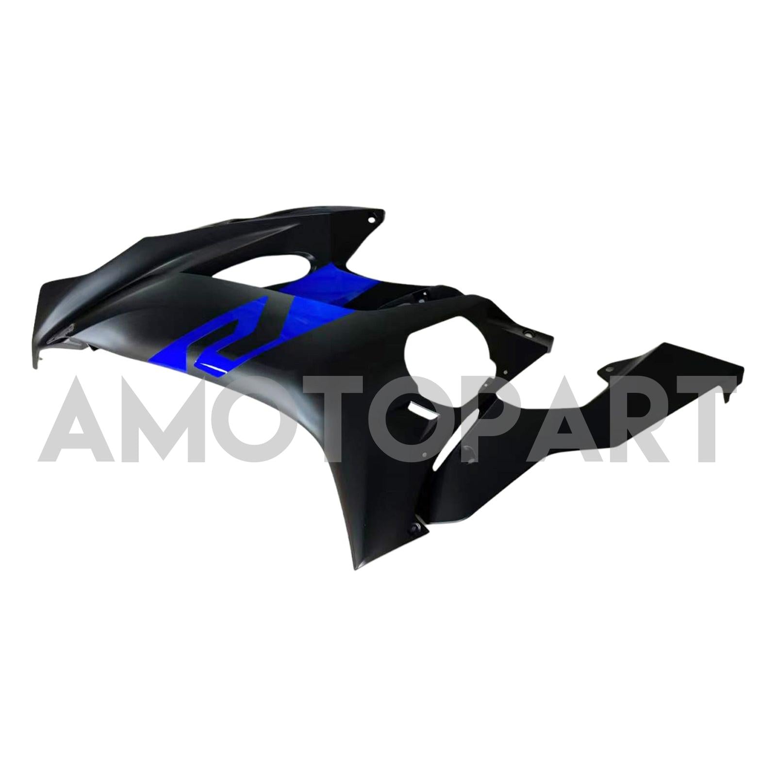 Amotopart 2017-2023 Yamaha YZF R6 Blue Black Fairing Kit