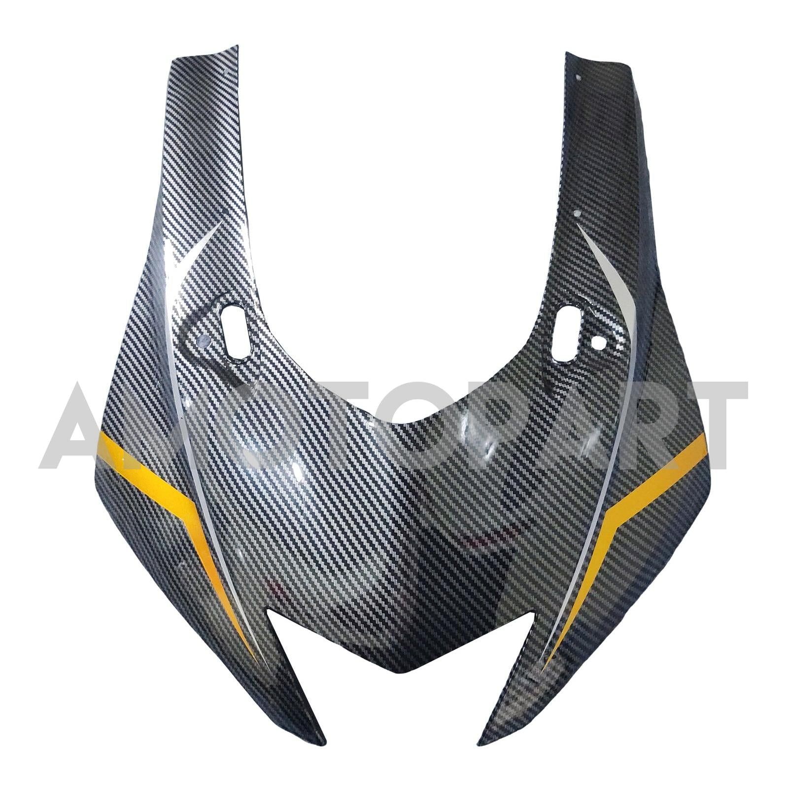 Amotopart 2017-2023 Yamaha YZF R6 Uhlíková vlákna Zlatá černá kapotáž