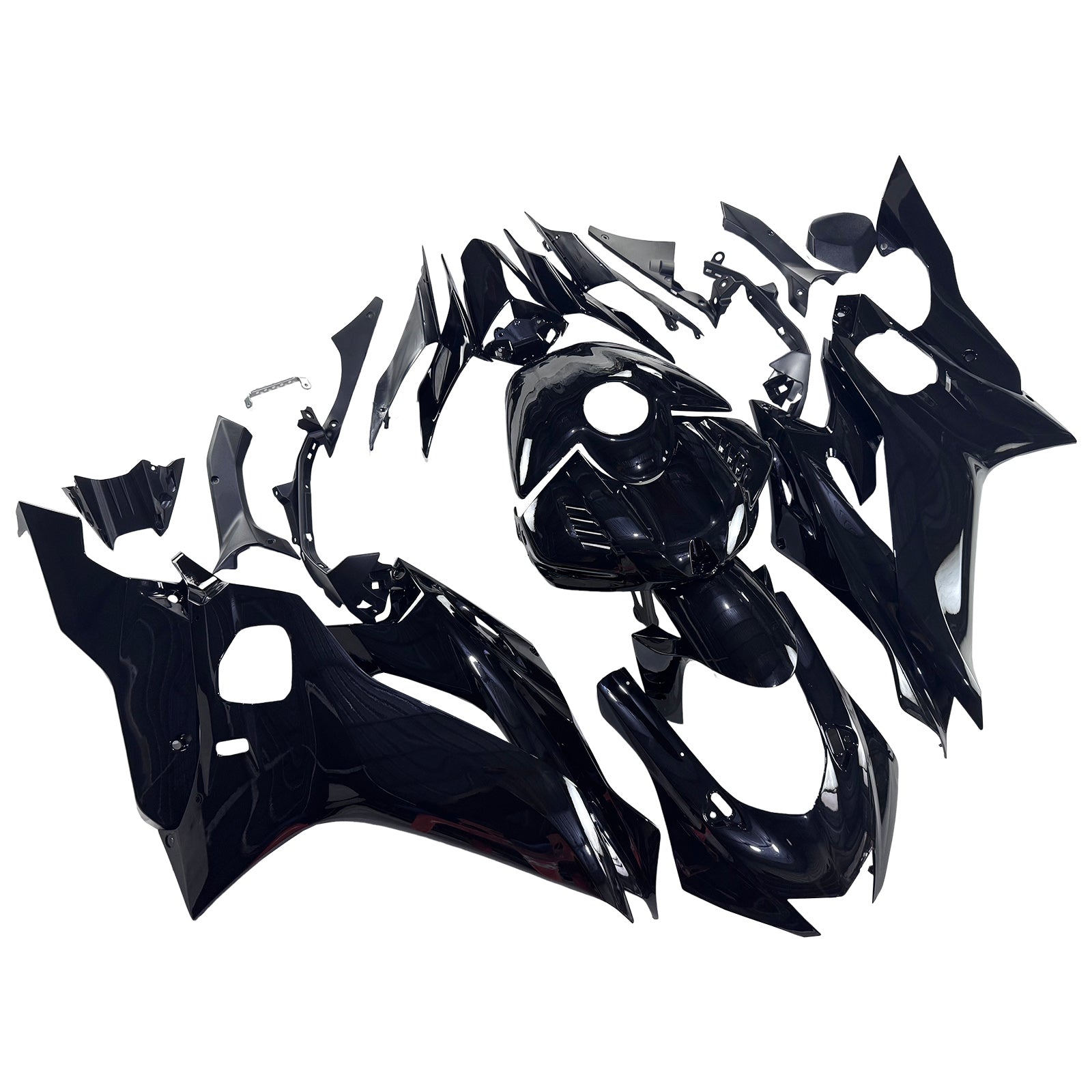 Amotopart Yamaha YZF-R6 2017-2023 Matte Black Fairing Kit