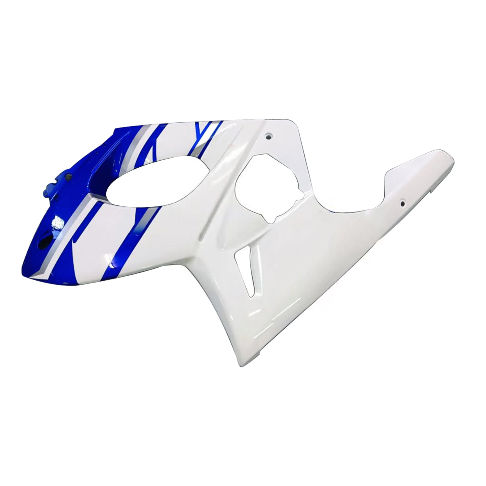 Amotopart Yamaha 1996-2007 YZF 600R Thundercat White Blue Fairing Kit