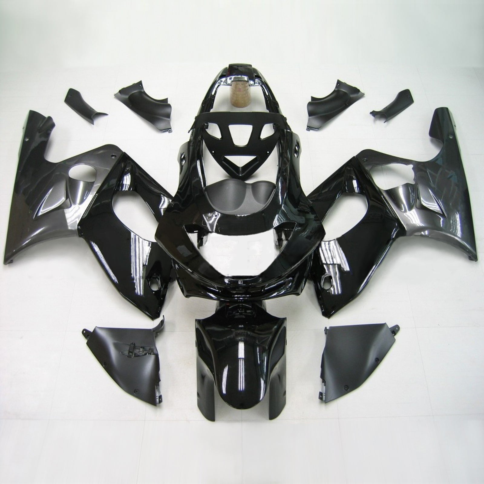 Amotopart Yamaha 1996-2007 YZF 600R Thundercat Nero Sliver Kit carena