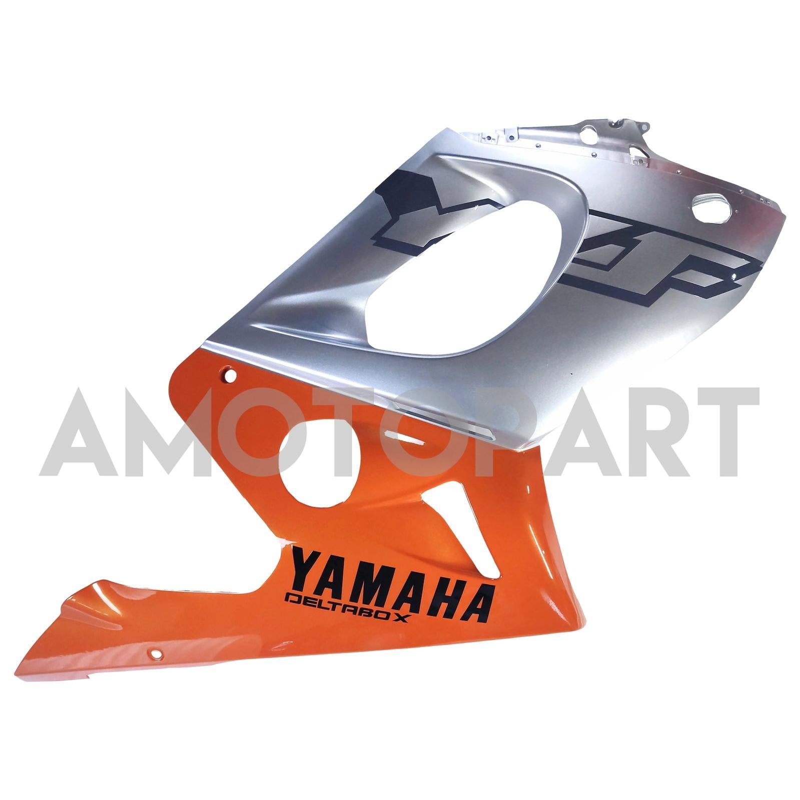 Amotopart Yamaha 1996-2007 YZF 600R Thundercat Orange Sliver Fairing Kit