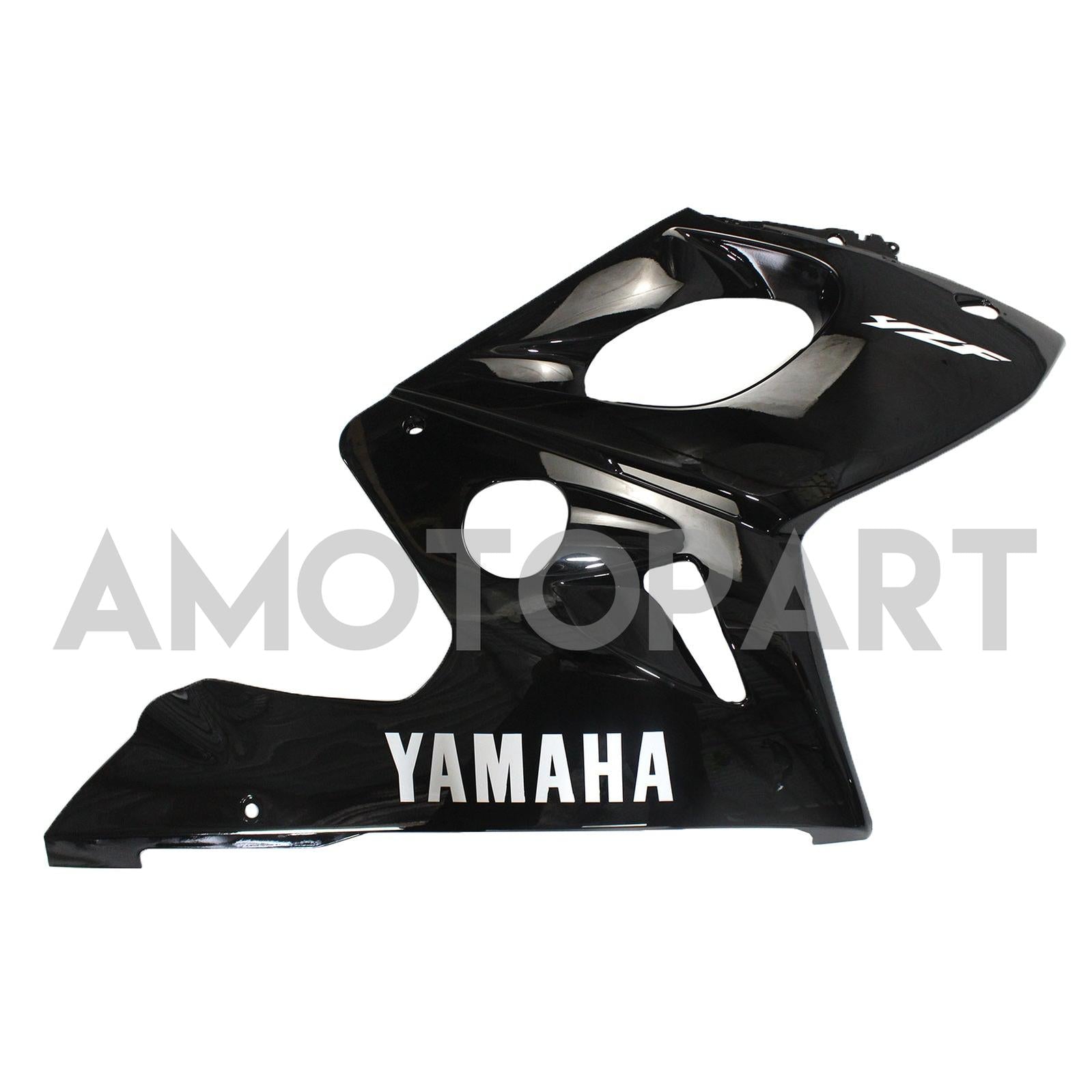 Amotopart Yamaha 1996-2007 YZF 600R Thundercat Black Fairing Kit