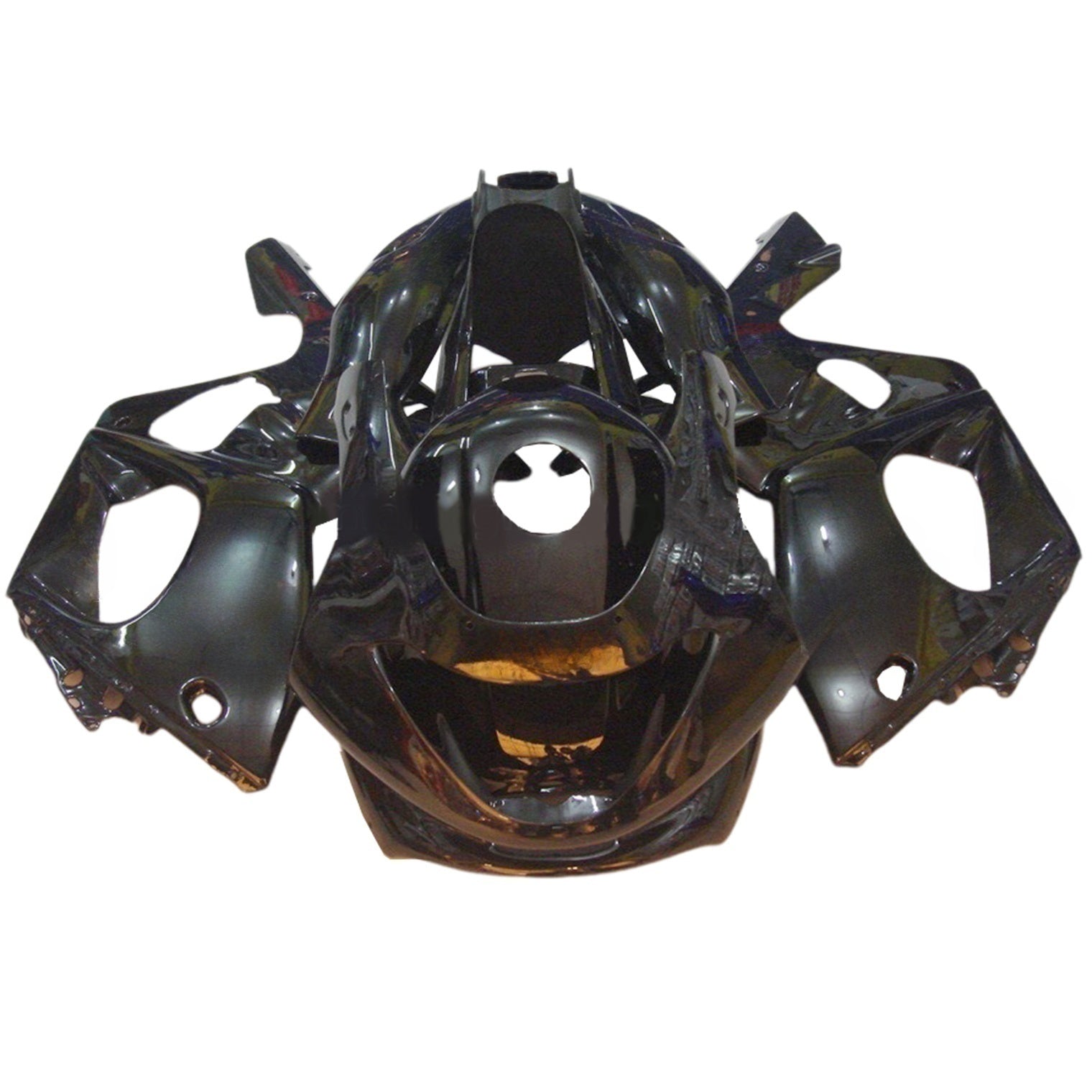 Amotopart 1996-2007 Yamaha YZF 600R Thundercat Glossy Black Grey Fairing Kit