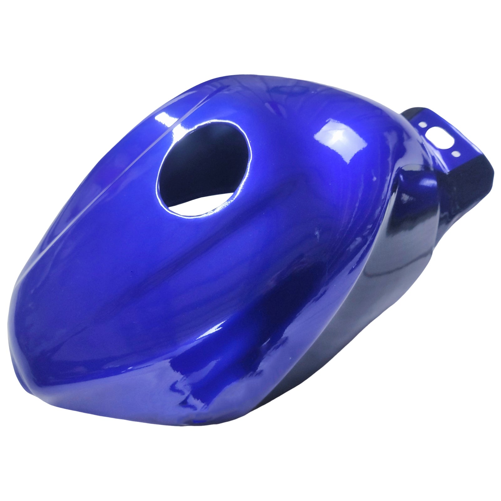 Amotopart 1996-2007 ヤマハ YZF 600R サンダーキャット 光沢のあるブラック ブルー フェアリングキット