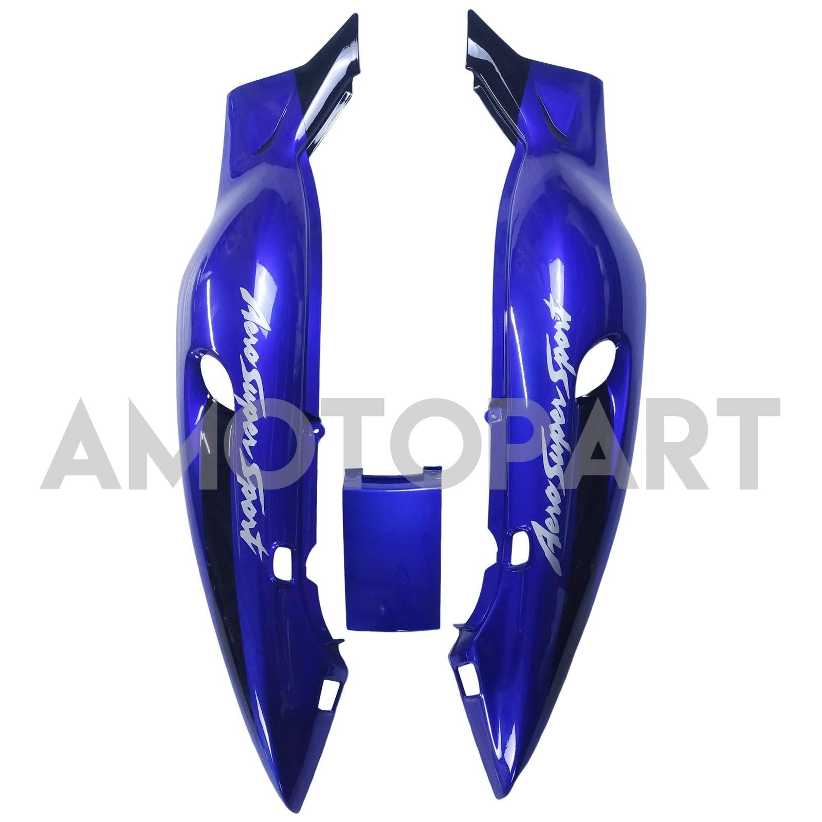 Amotopart 1996-2007 Yamaha YZF 600R Thundercat Glossy Black Blue Fairing Kit