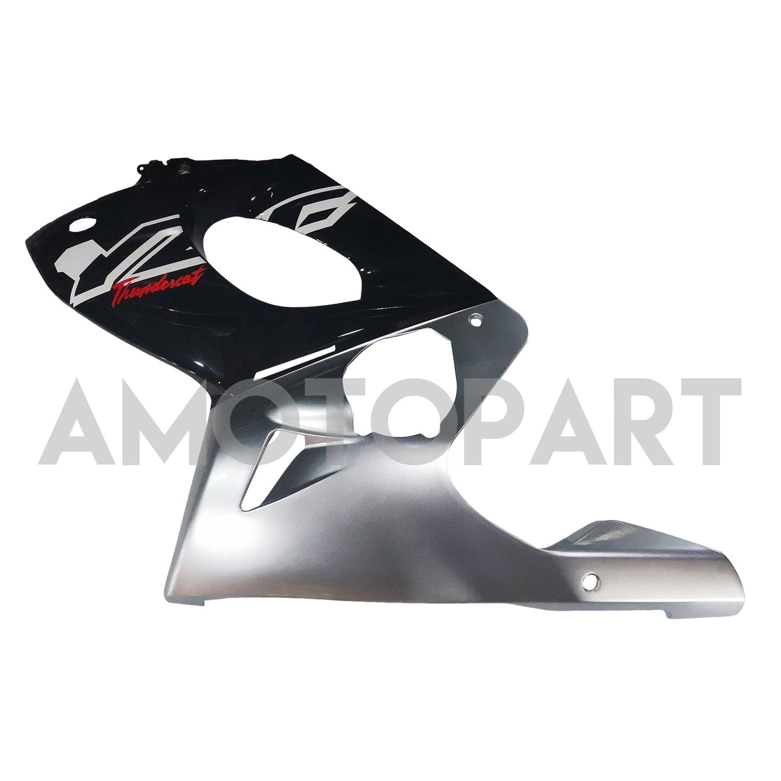 Amotopart 1996-2007 Yamaha YZF 600R Thundercat Red Black White Silver Fairing Kit