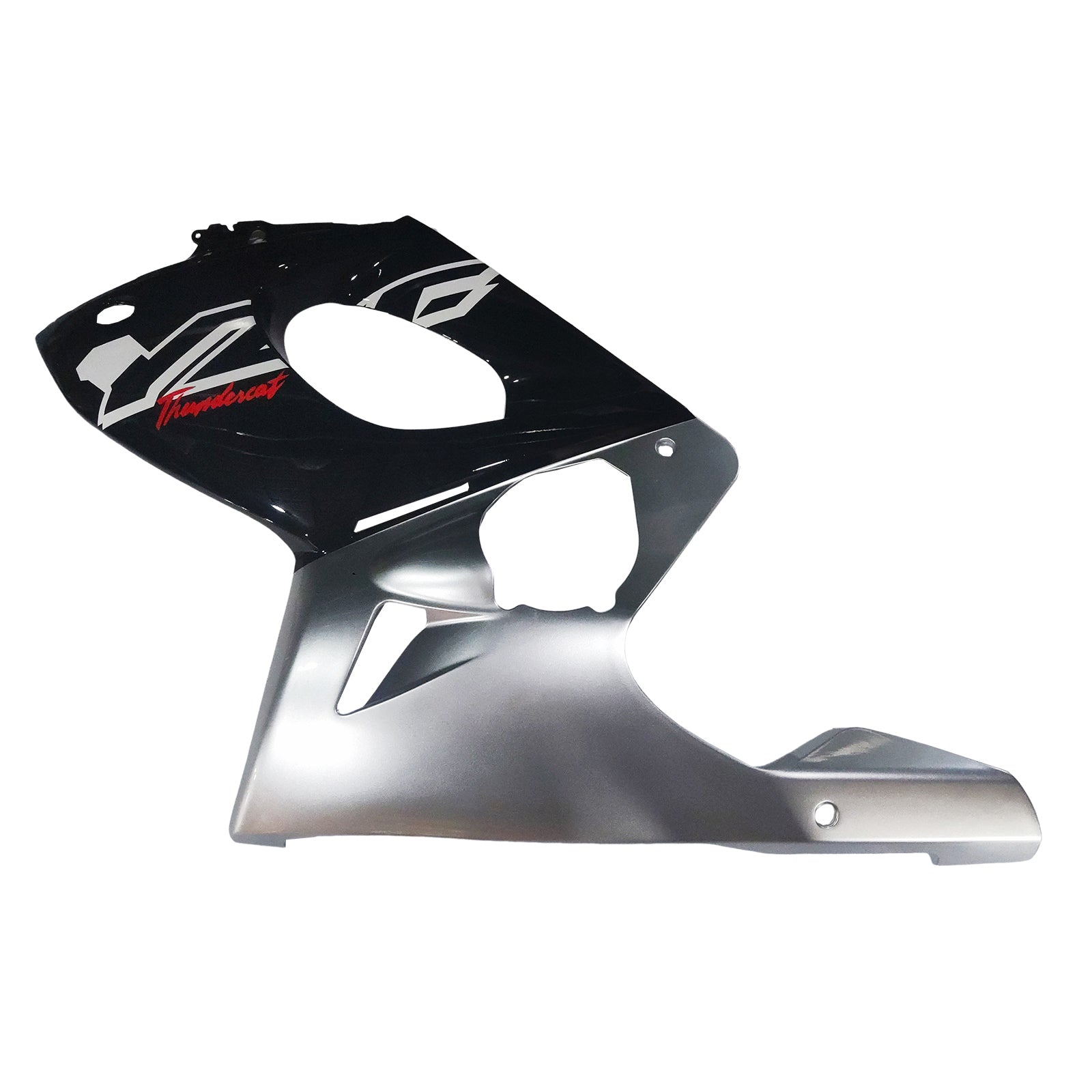 Amotopart 1996-2007 ヤマハ YZF 600R サンダーキャット レッド ブラック ホワイト シルバー フェアリングキット