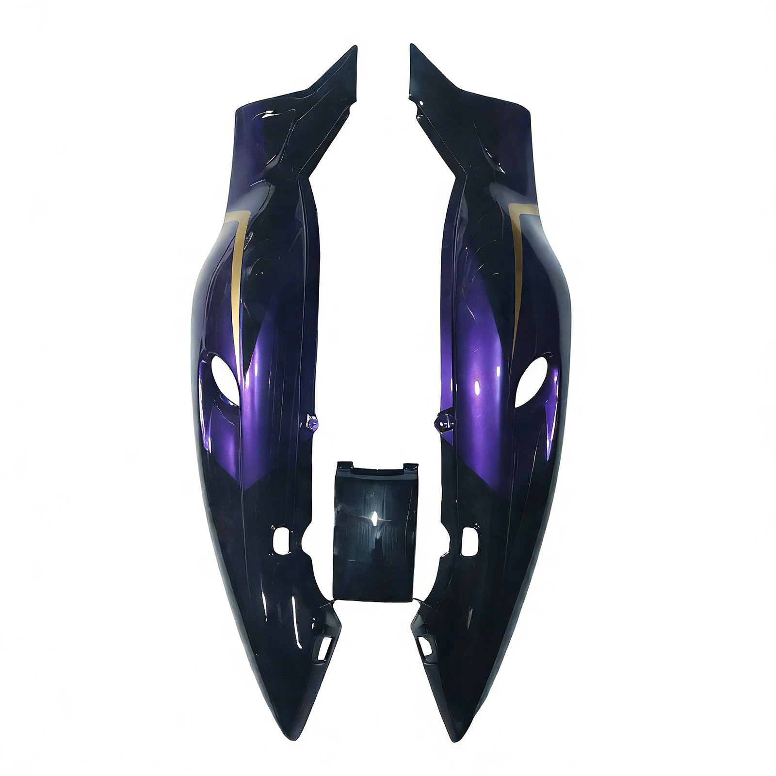 Amotopart 1996-2007 Yamaha Yzf 600r Thundercat Black Purple Fairing Kit