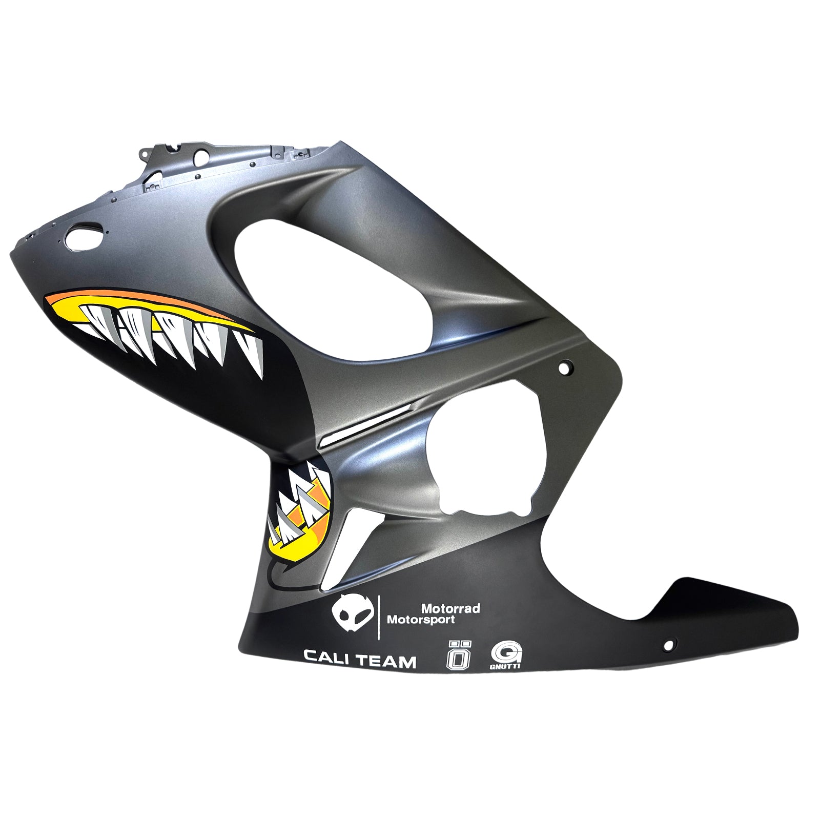 Amotopart 1996-2007 Yamaha YZF 600R Thundercat Matte Grey Black Fairing Kit