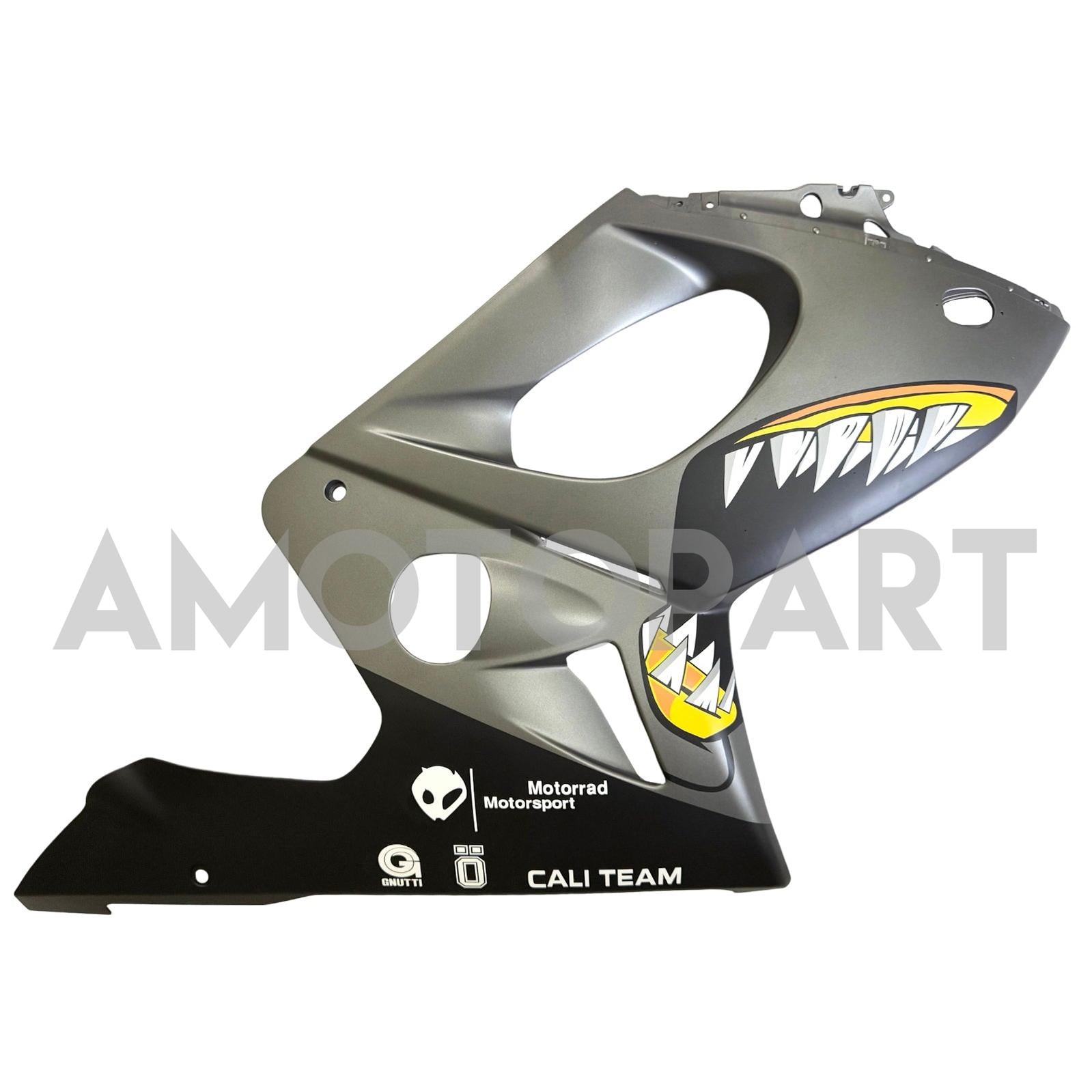 Amotopart 1996-2007 Yamaha Yzf 600r Thundercat Matte Grå Black Fairing Kit