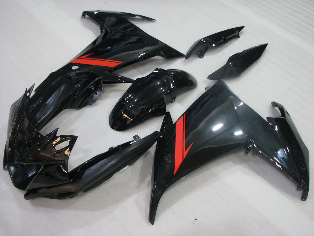 Amotopart 2009-2015 Yamaha FZ6R Gloss Black Fairing Kit