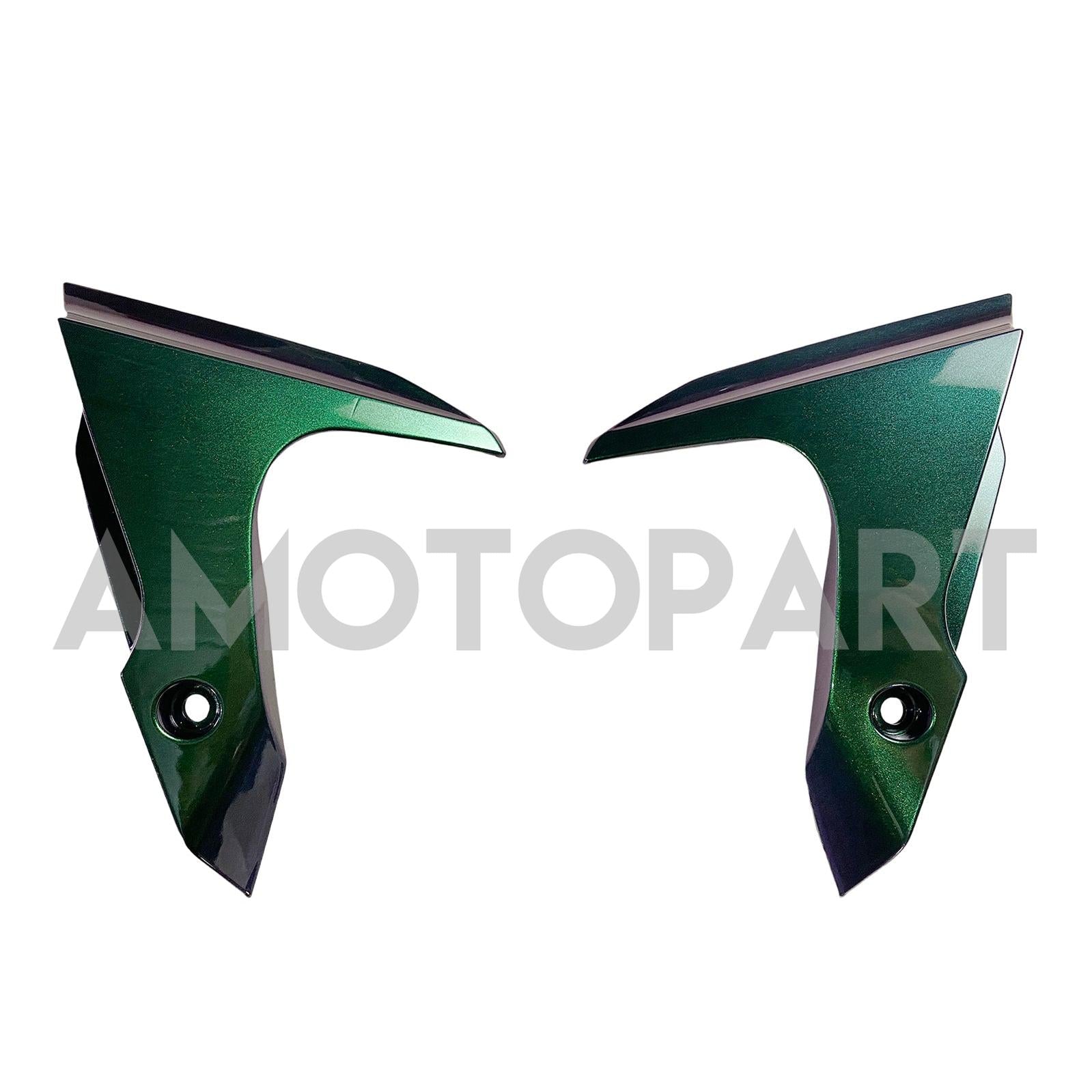 Amotopart 2012-2017 Yamaha MT-07 / FZ-07 Black Green Fairing Kit