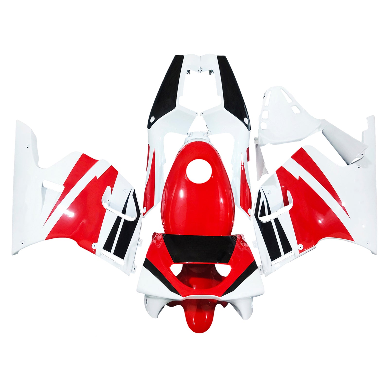 Amotopart Yamaha 1991-1994 TZR 250 Red White Fairing Kit