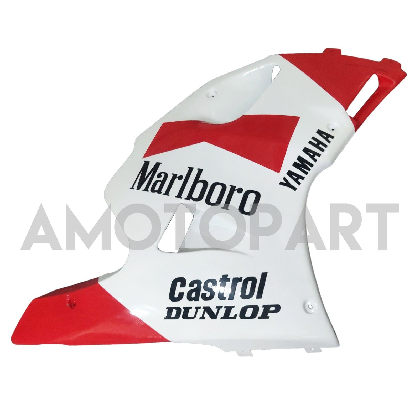 Amotopart Yamaha 1991-1994 TZR 250 Red White With Black Logos Fairing Kit