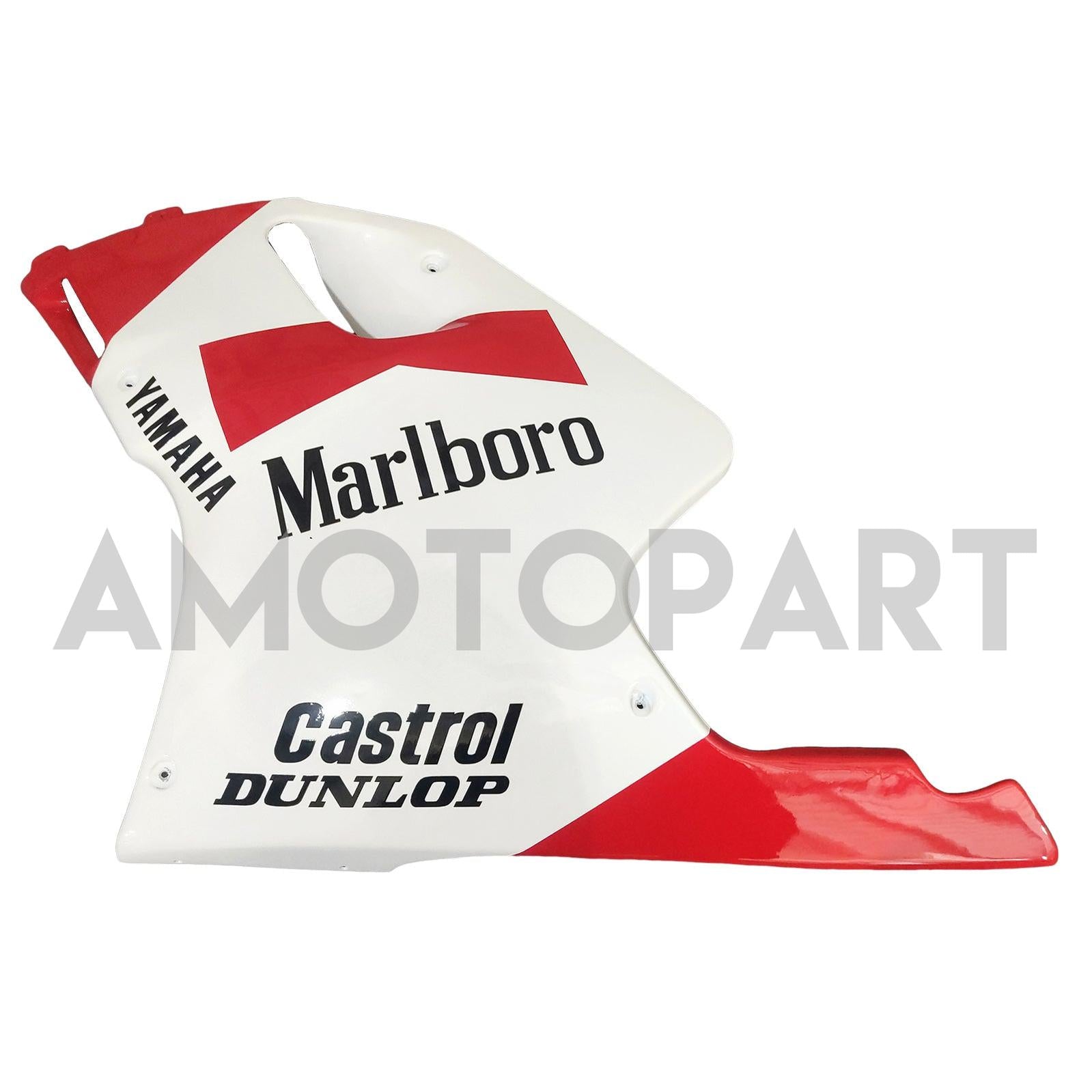 Amotopart Yamaha 1991-1994 TZR 250 Red White With Black Logos Fairing Kit