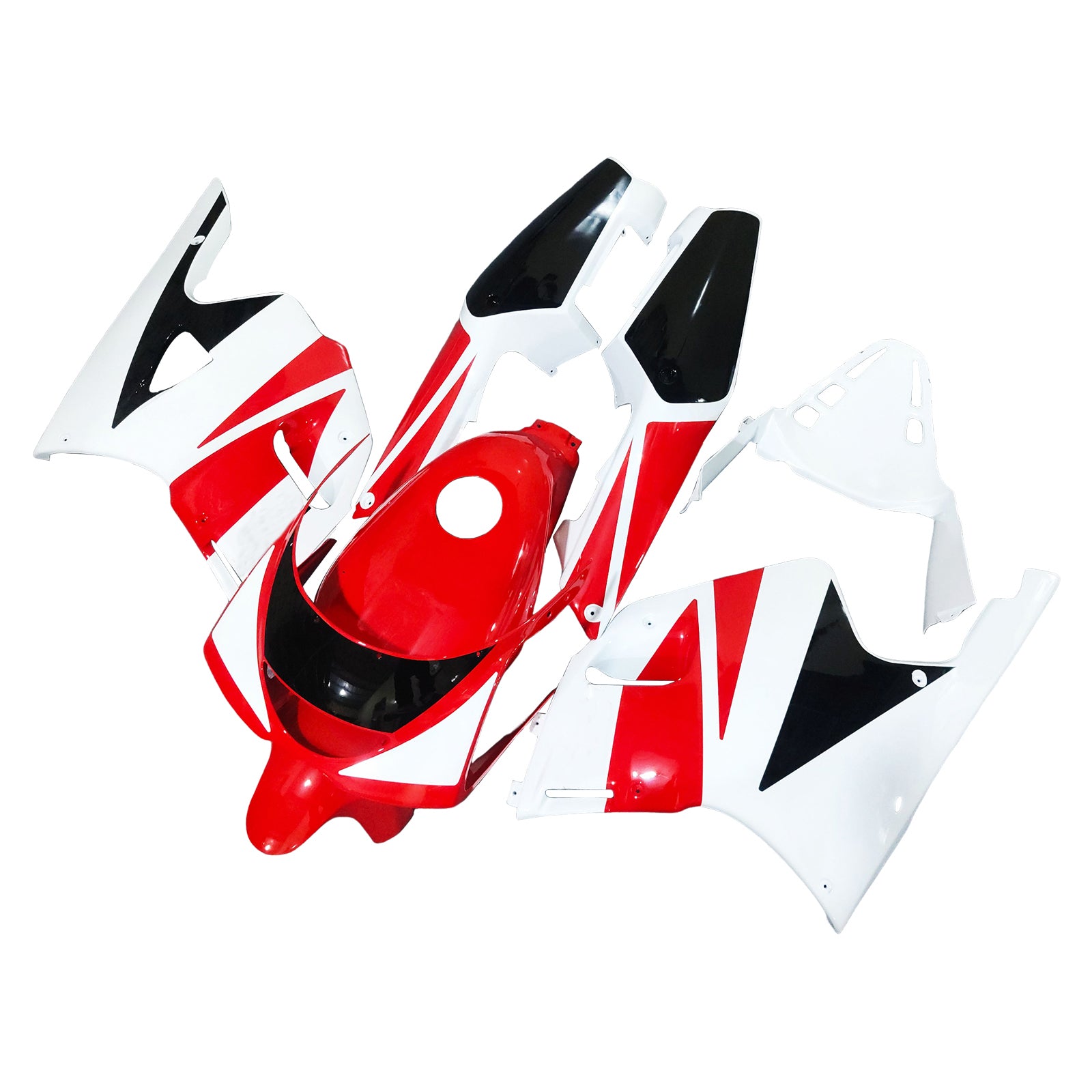 Amotopart 1991-1994 Yamaha TZR250 3XV Fairing Red&Black Kit