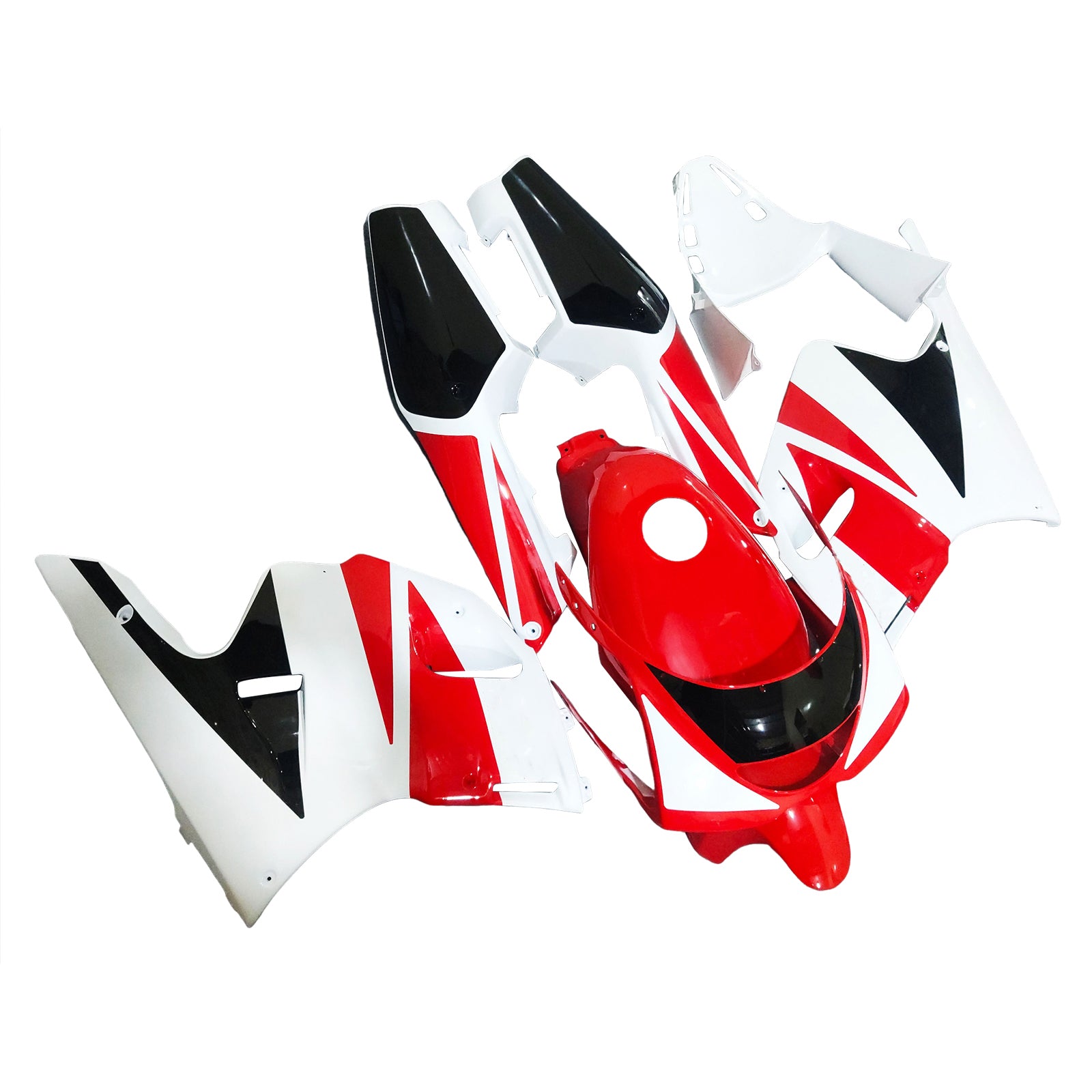 Amotopart 1991-1994 Yamaha TZR250 3XV Fairing Red&Black Kit