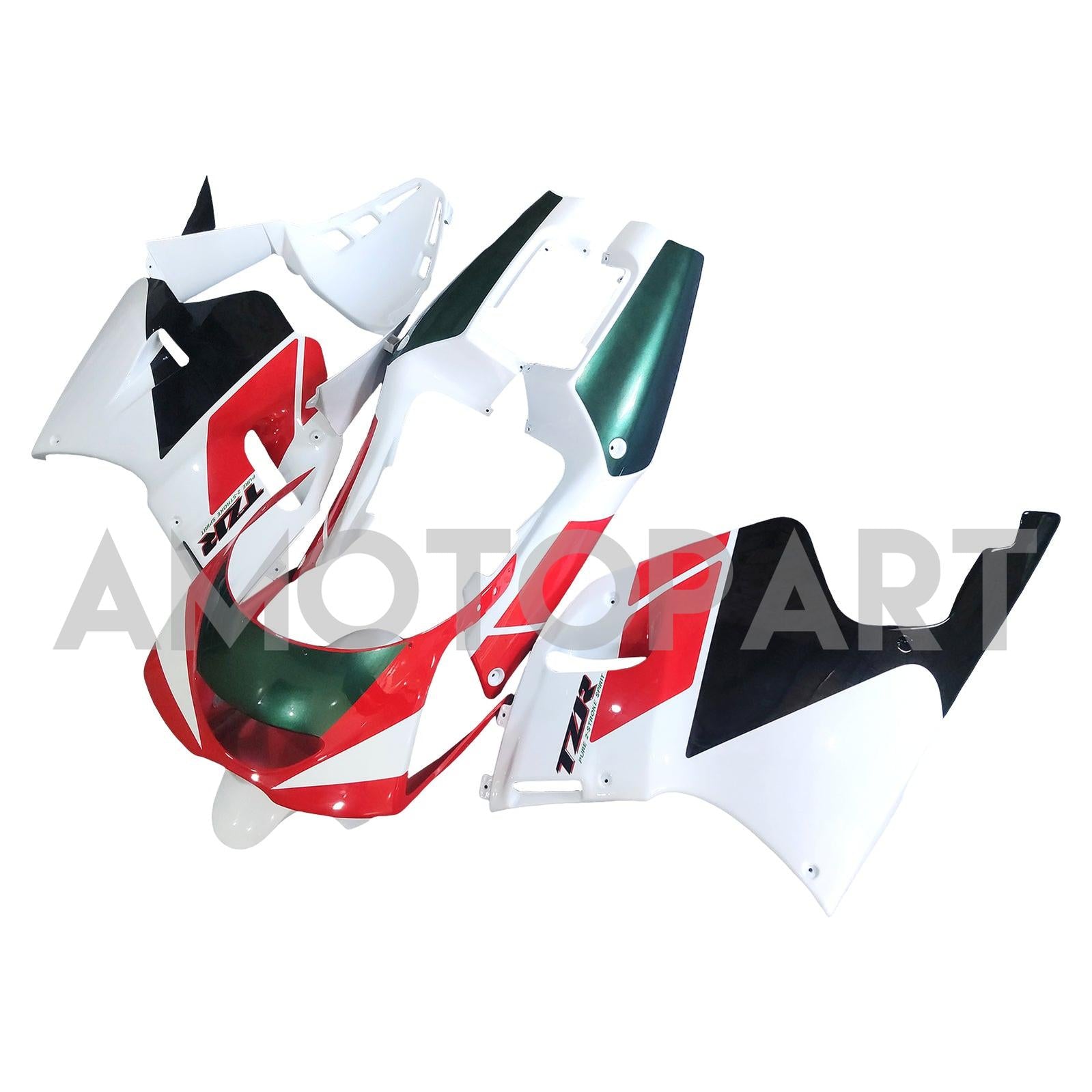 Amotopart 1991-1994 Yamaha TZR250 3XV Weiß Rotgrün Abzugskit