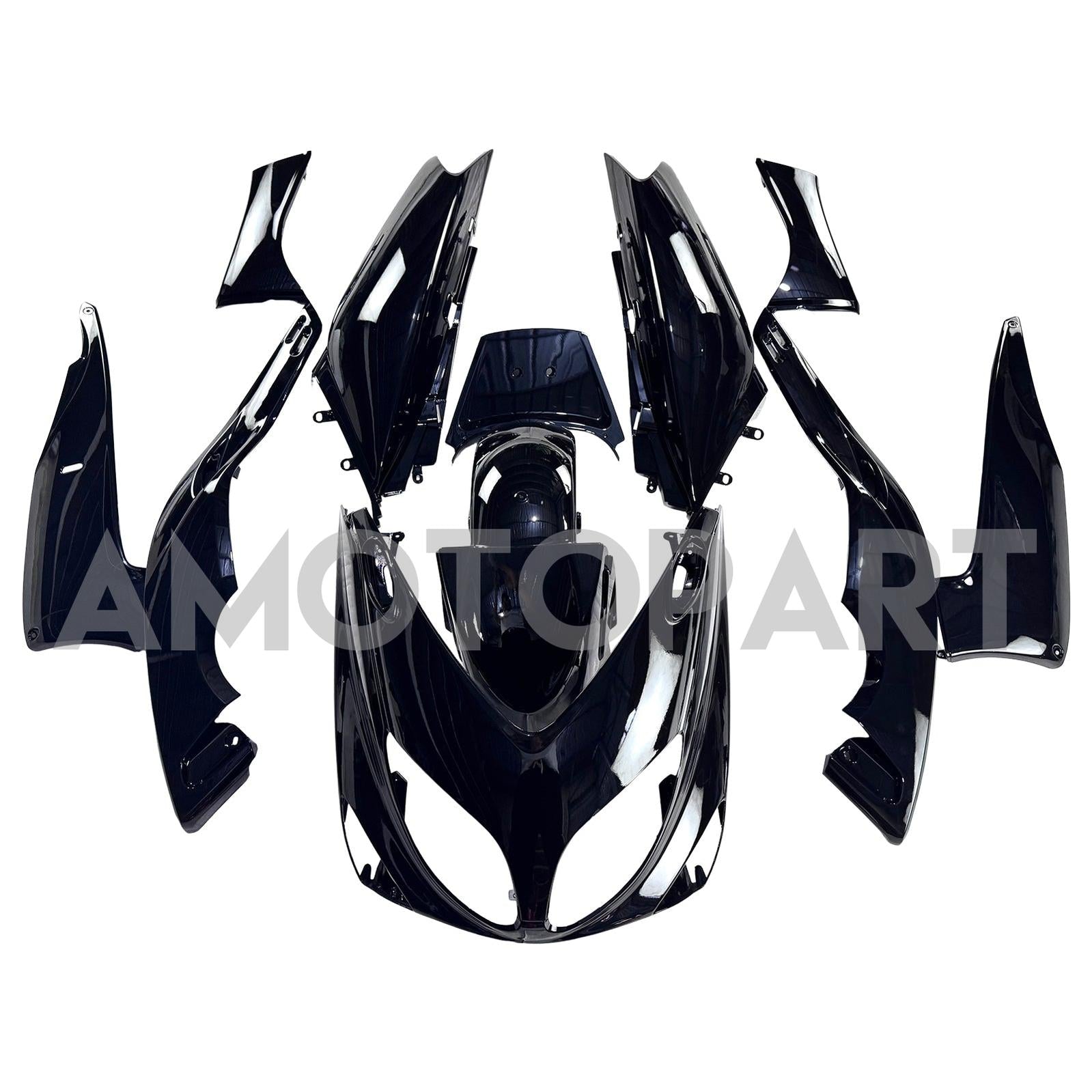 Amotopart 2001-2007 T-Max Yamaha Gloss Black Fairing Kit