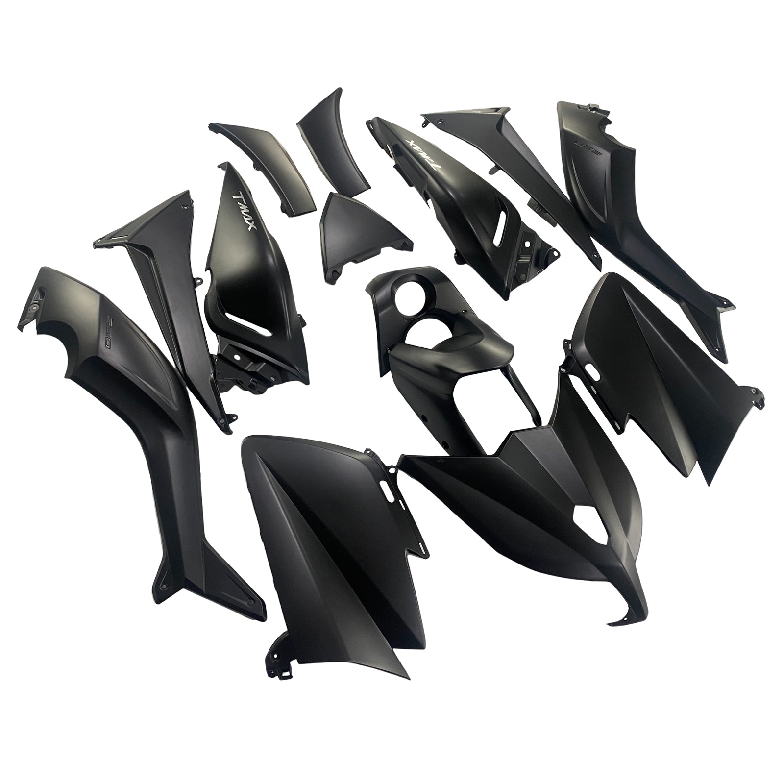 Amotopart 2012-2014 Yamaha T-Max TMAX530 Black Fairing Kit