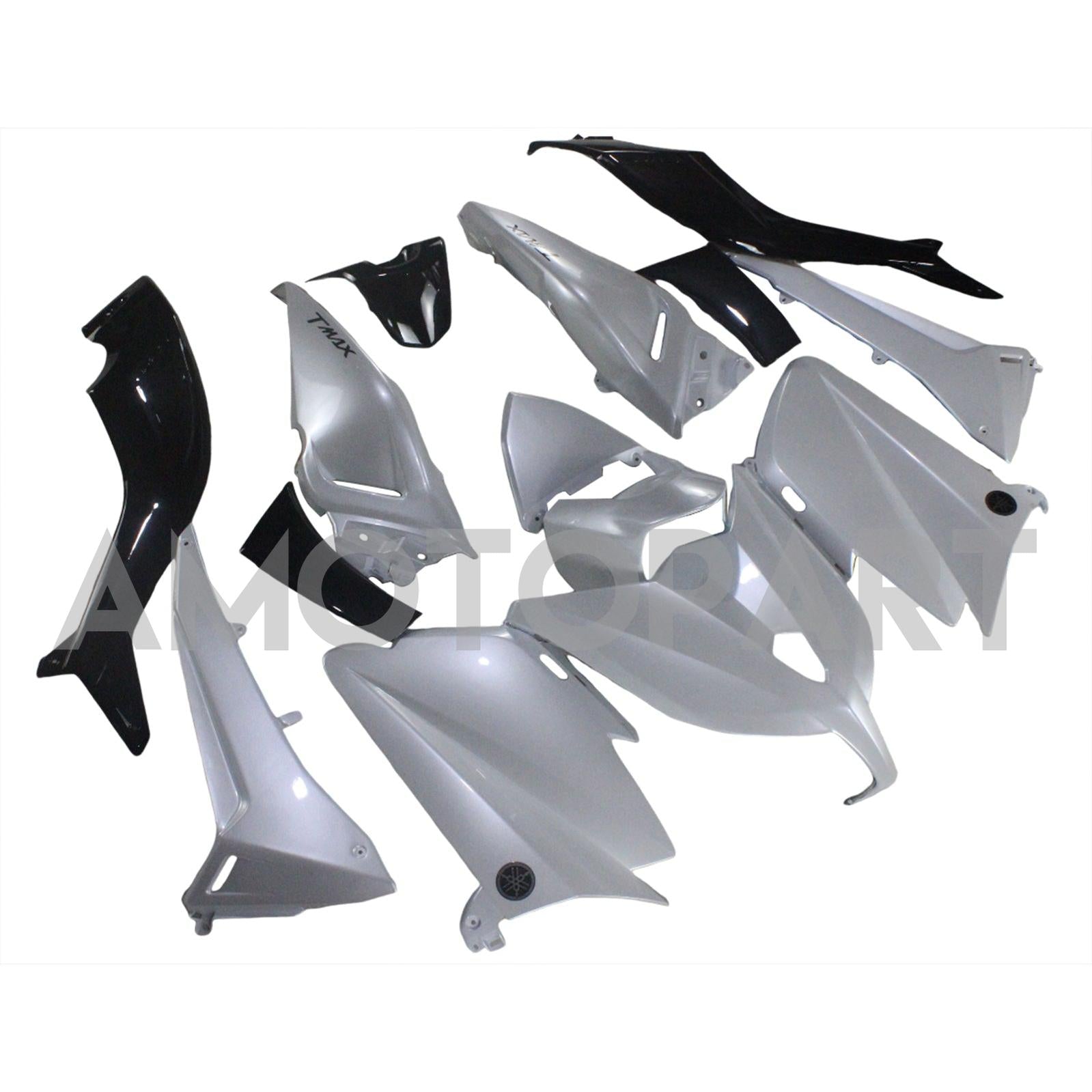 Amotopart 2012-2014 T-Max TMAX530 Yamaha Pearl White Fairing Kit