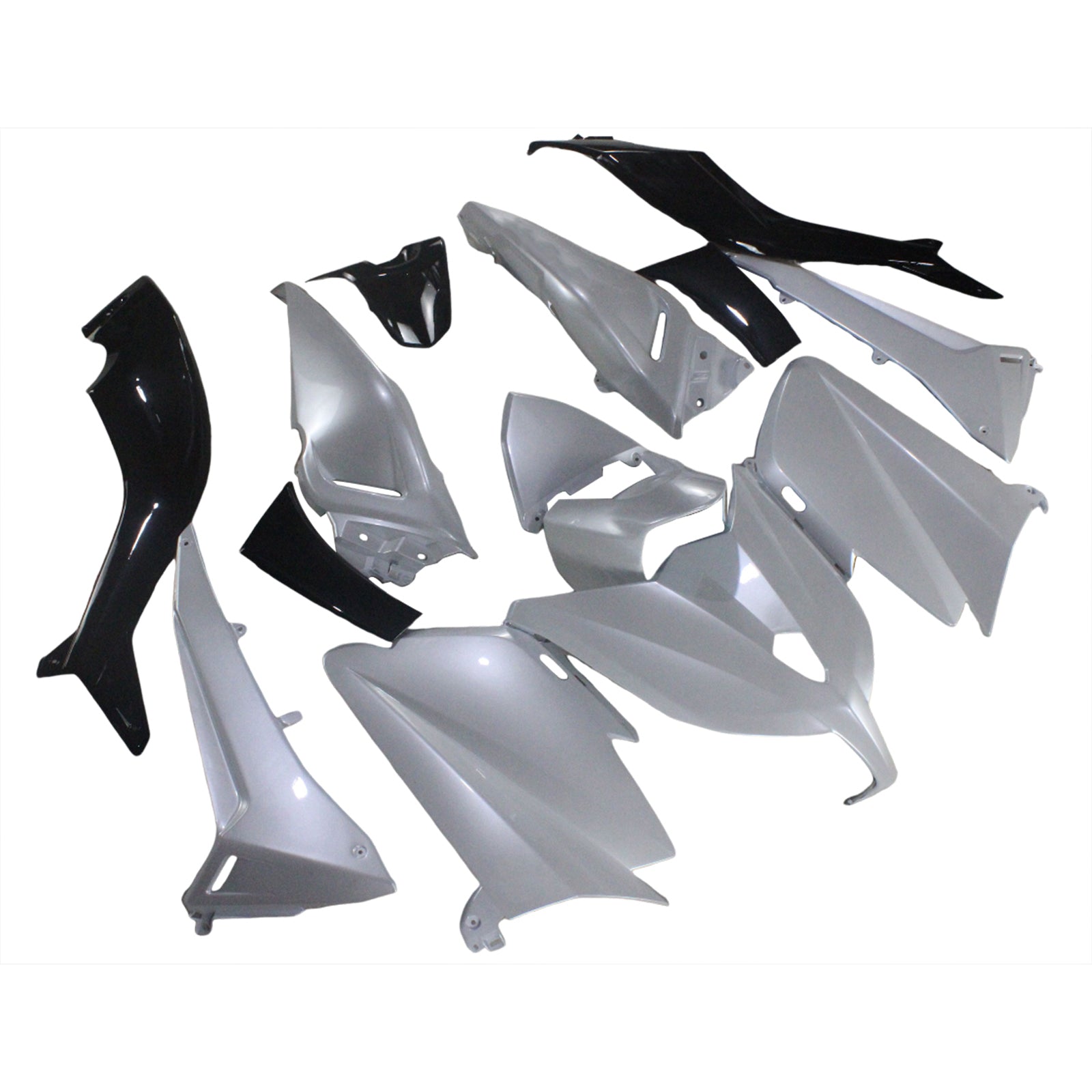 Amotopart 2012–2014 T-Max TMAX530 Yamaha Verkleidungsset in Perlweiß