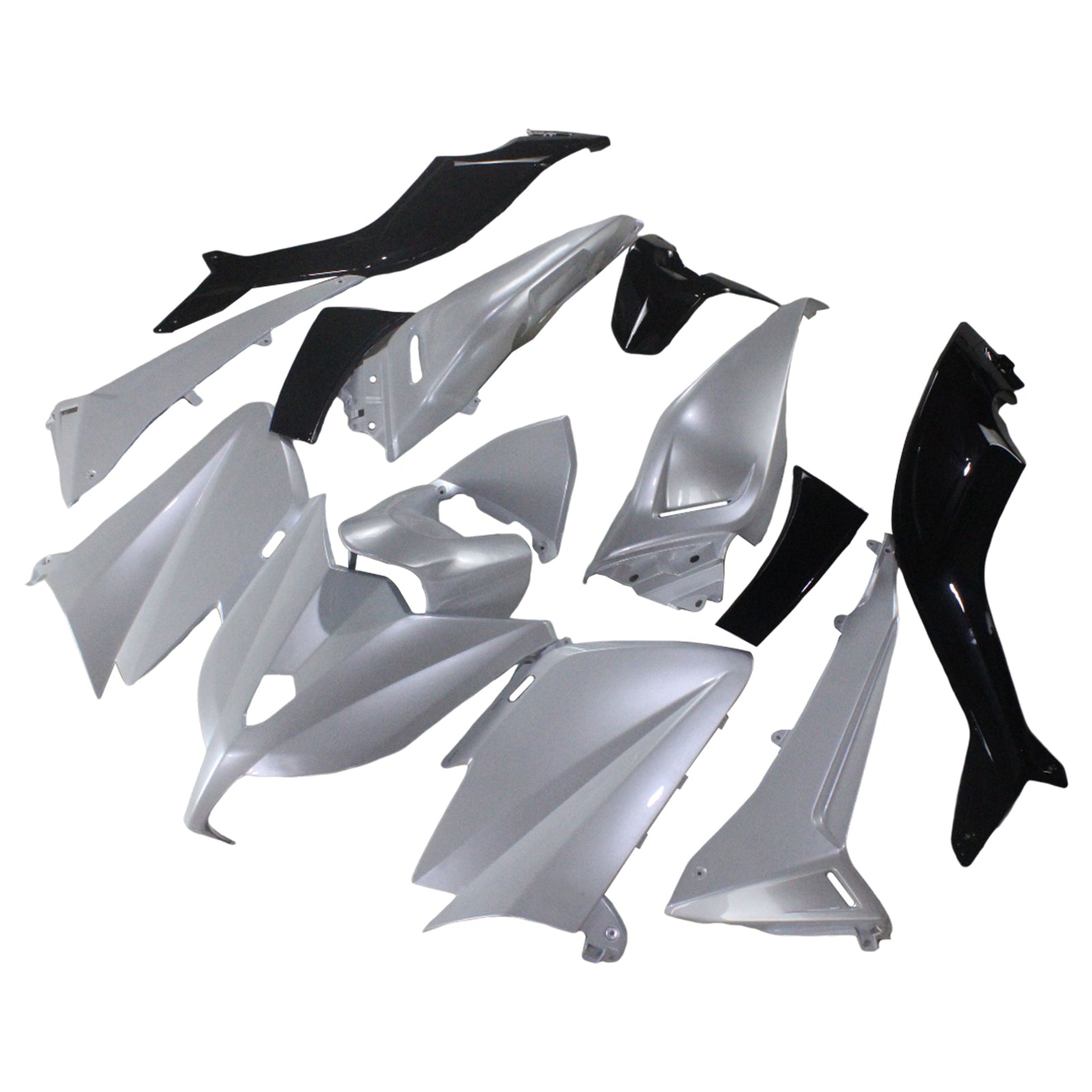 Amotopart 2012–2014 T-Max TMAX530 Yamaha Verkleidungsset in Perlweiß