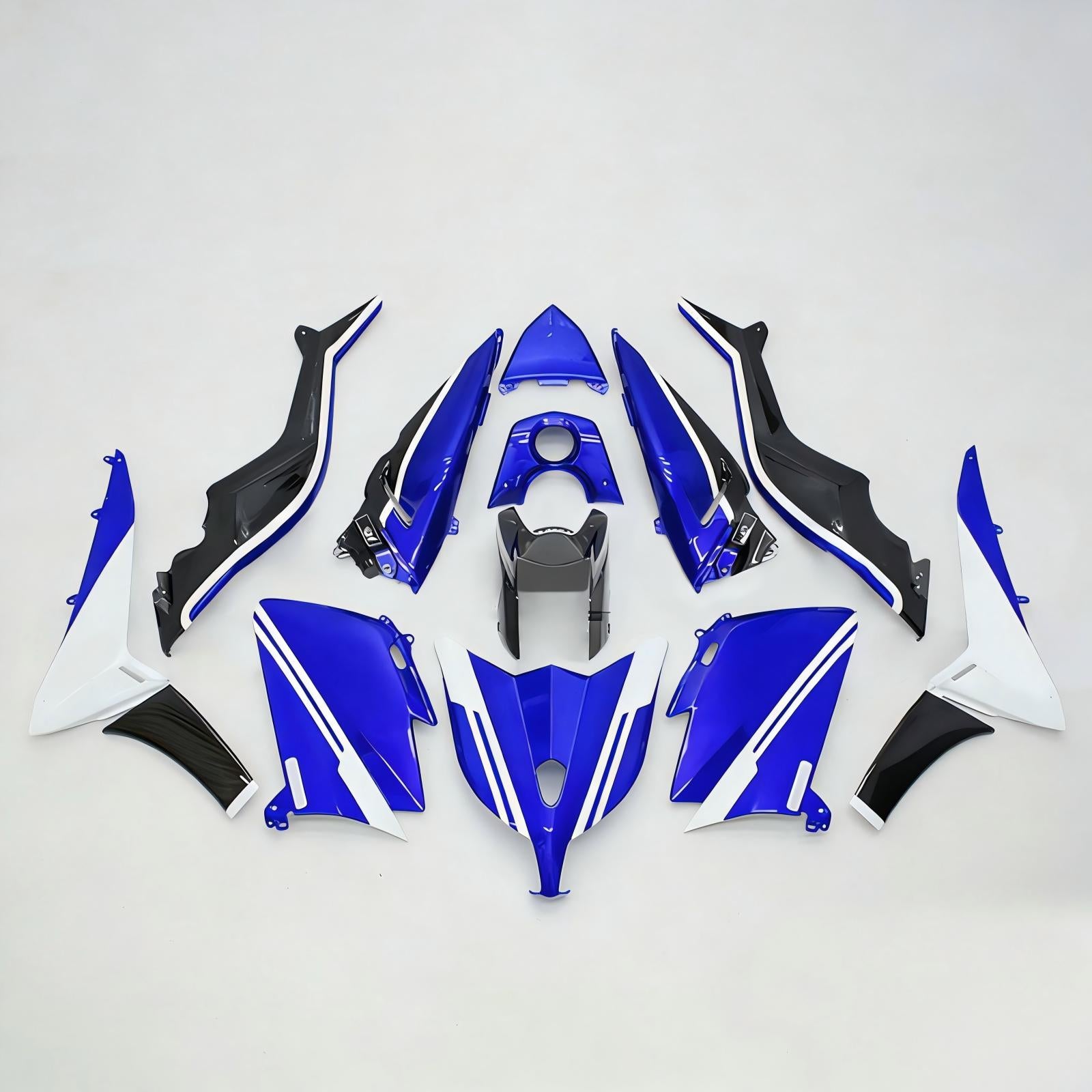 Amotopart 2012-2014 T-Max TMAX530 Yamaha Blue&Green Fairing Kit