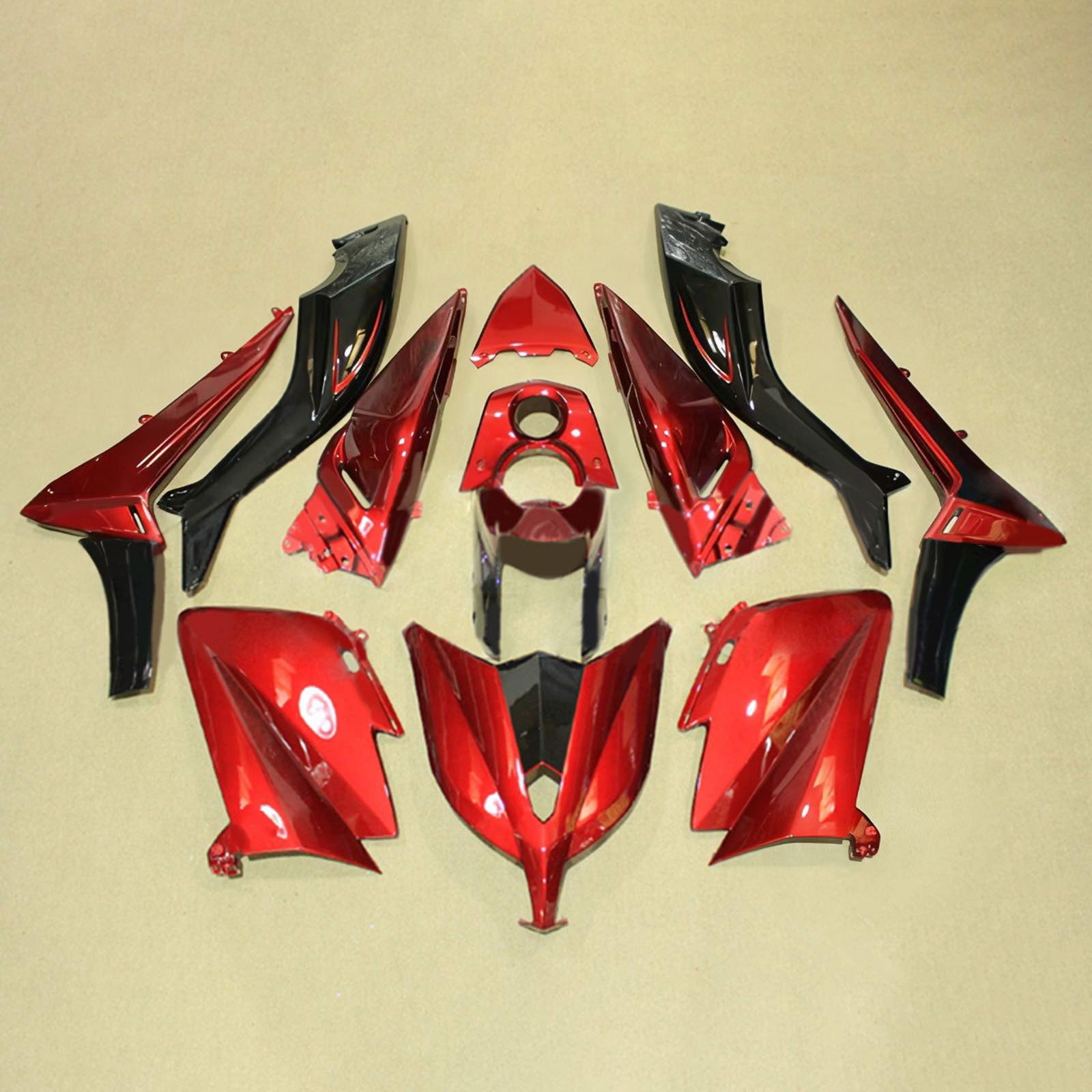 Amotopart 2012-2014 T-Max TMAX530 Yamaha Rot& Verkleidungssatz