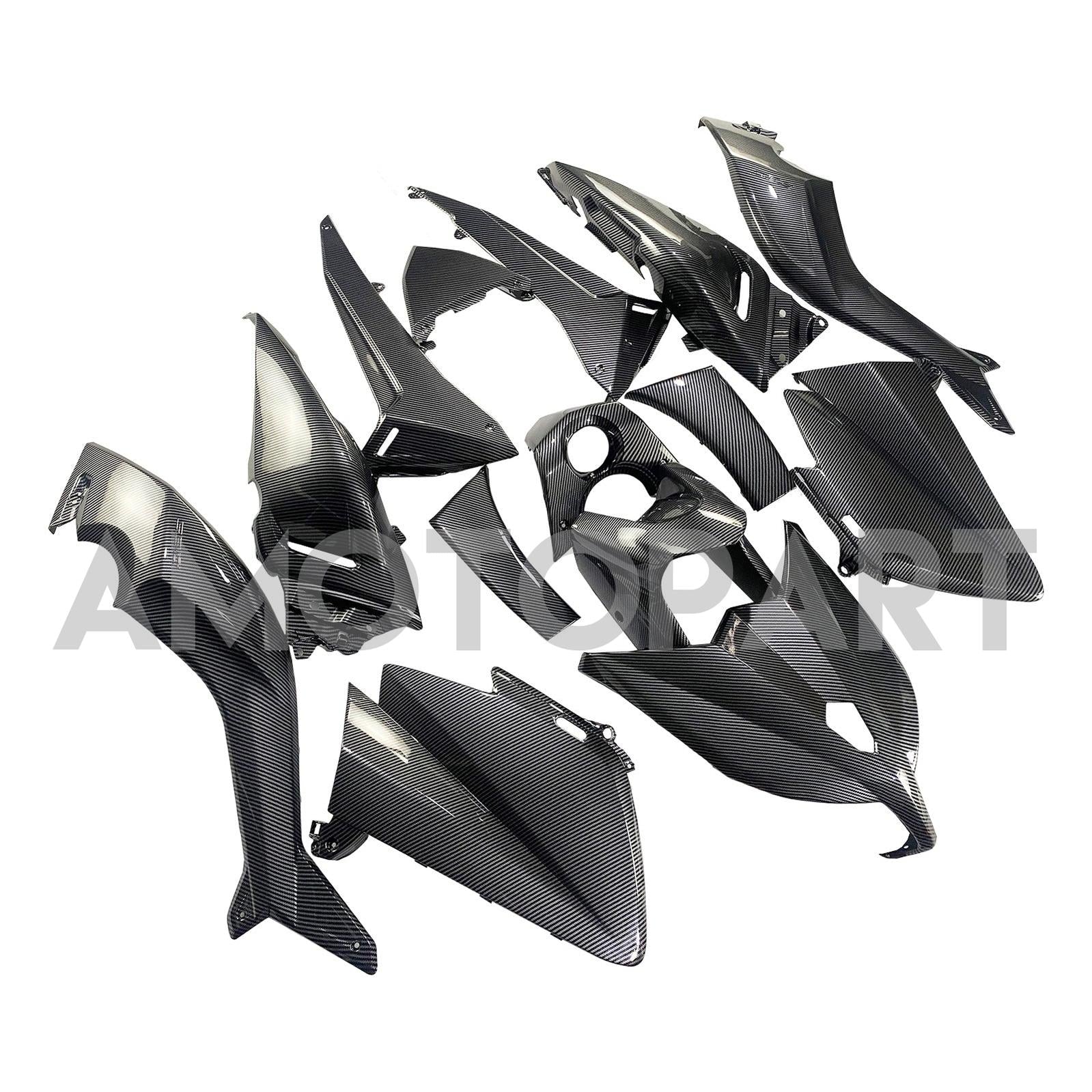 Amotopart 2012-2014 T-Max TMAX530 Yamaha Carbon Fiber Black Fairing Kit