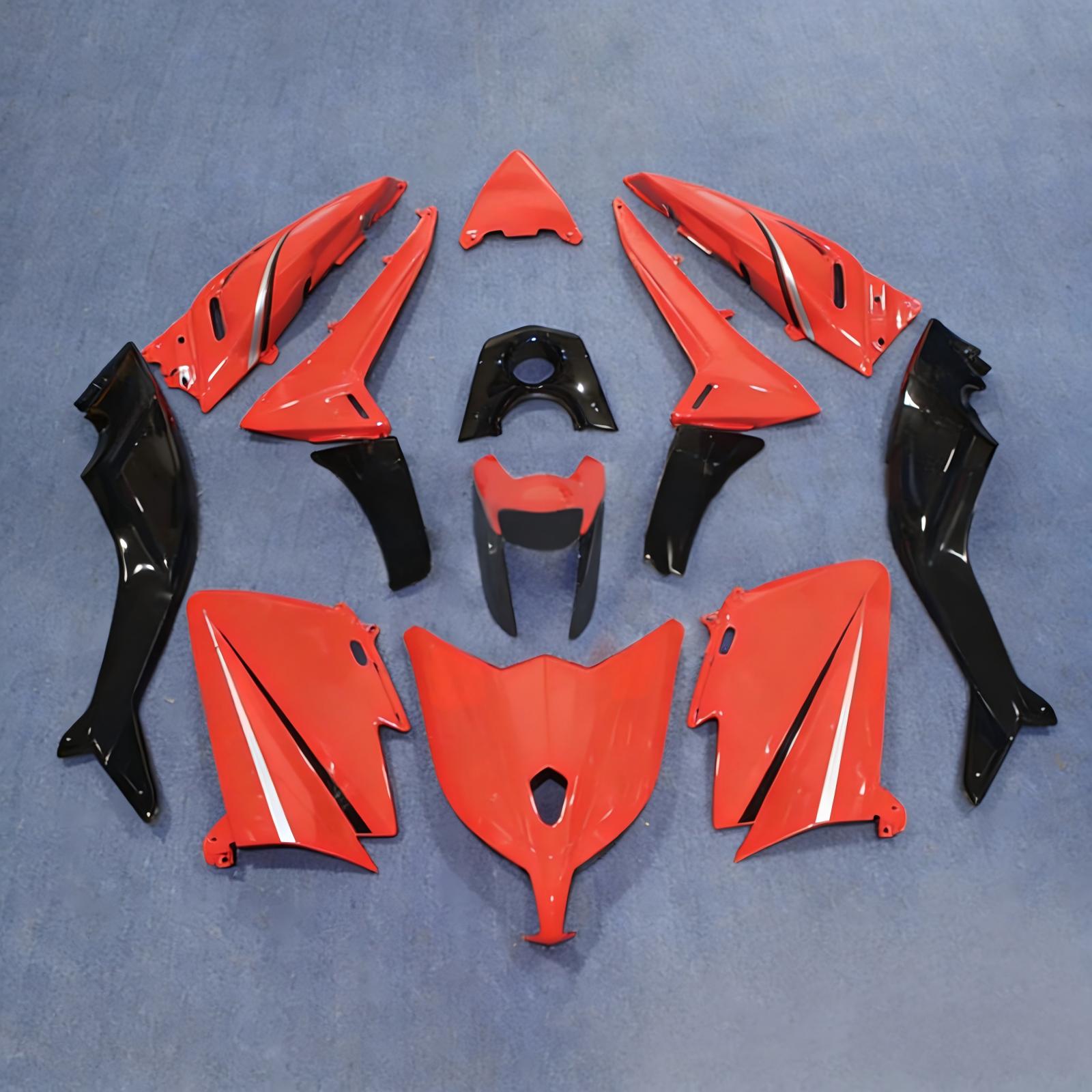 Amotopart 2012-2014 Yamaha T-Max Tmax530 Orange Black Fairing Kit