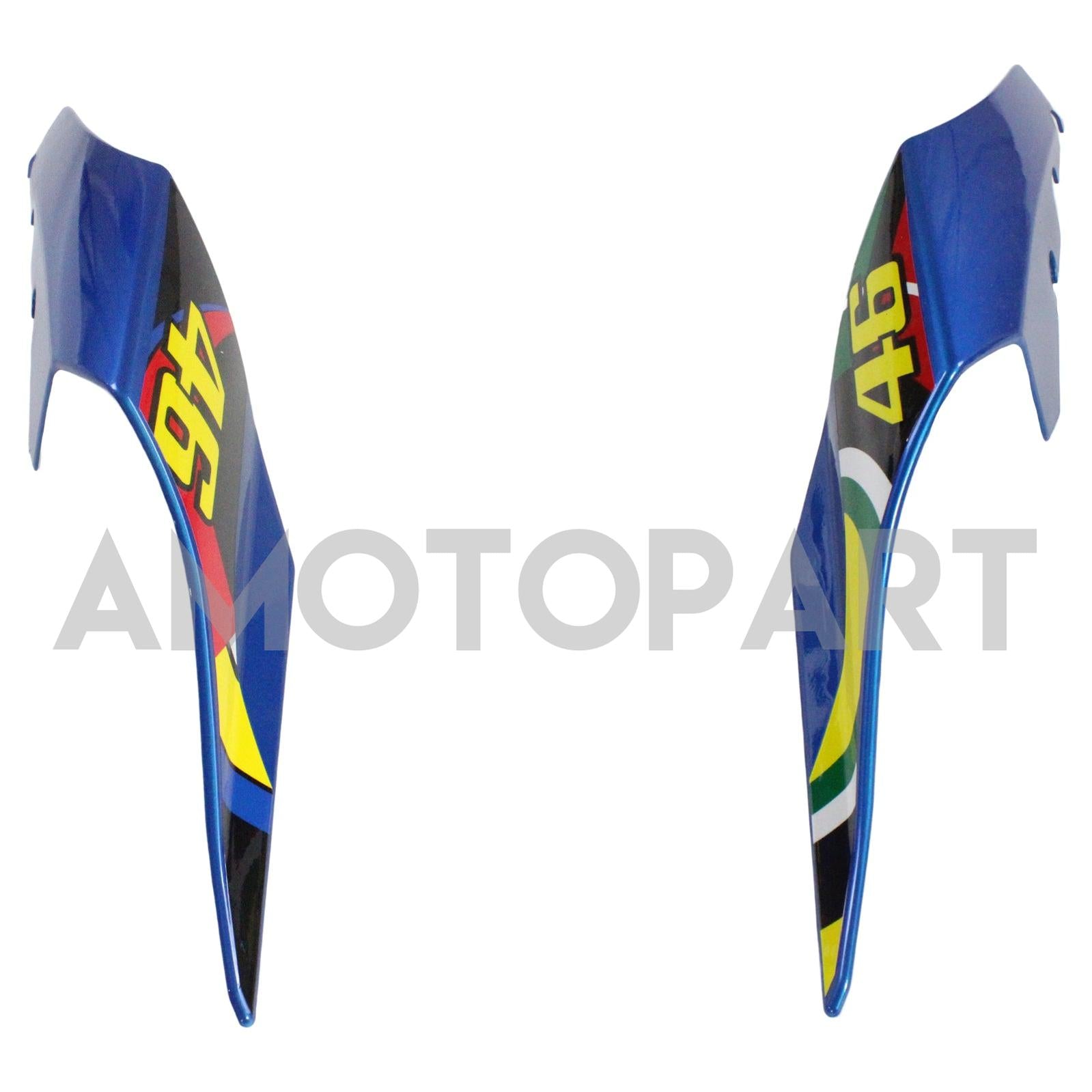 Amotopart 2020-2025 YZF R1 Yamaha Blue&Green Monster Fairing Kit