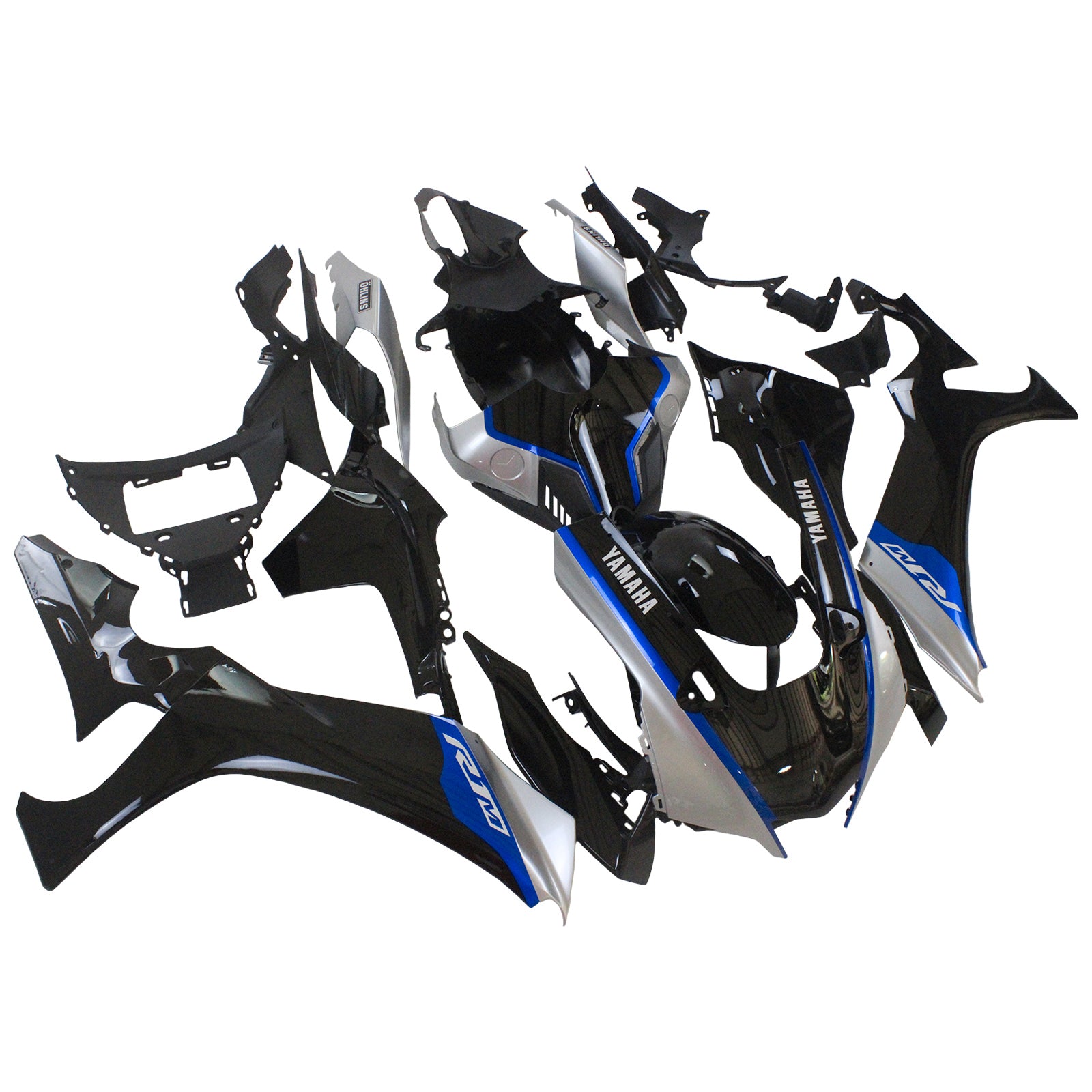 Kit carena nera Amotopart Yamaha 2020-2024 YZF R1