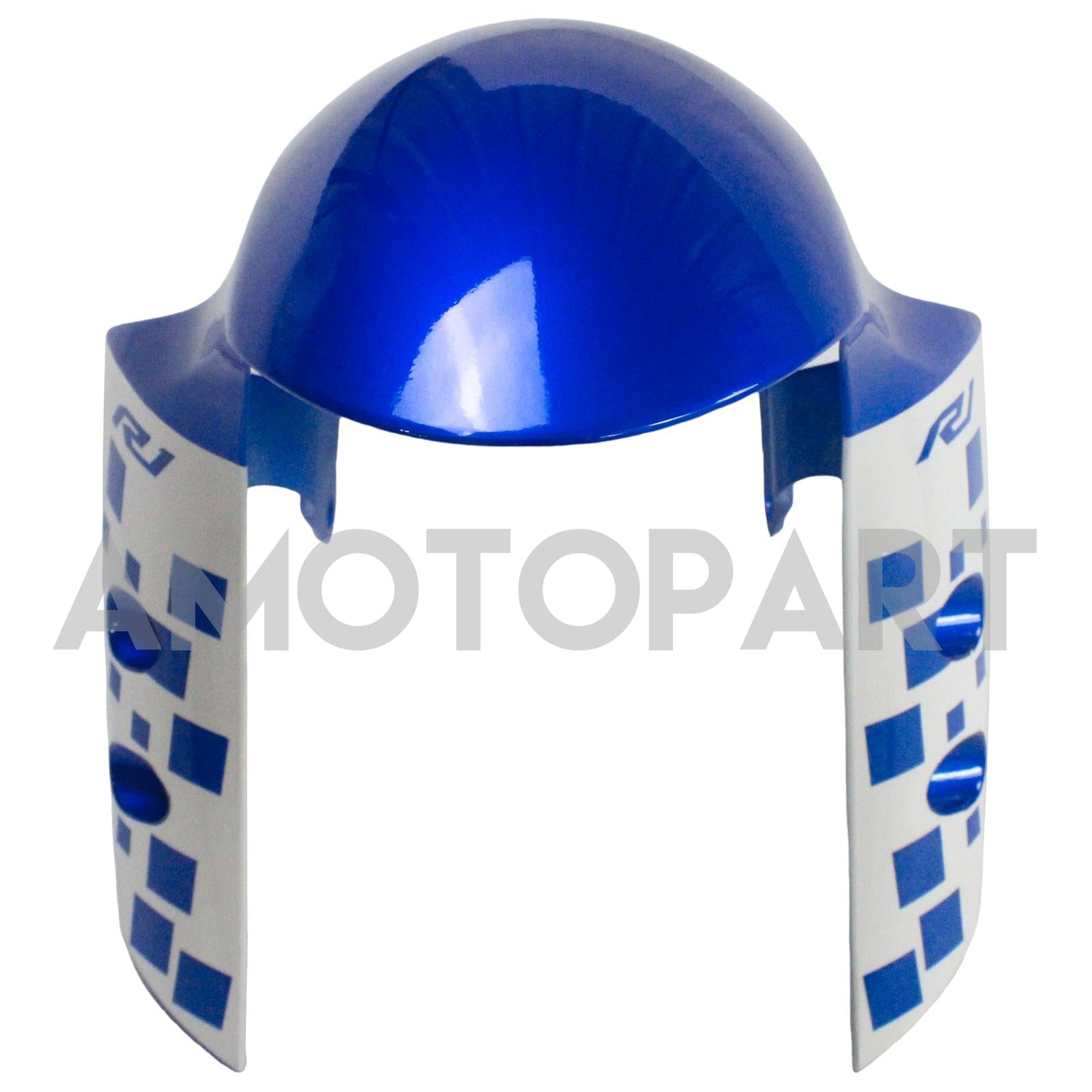 Amotopart Yamaha 2020-2025 YZF R1 Kit de carénage de logo bleu blanc