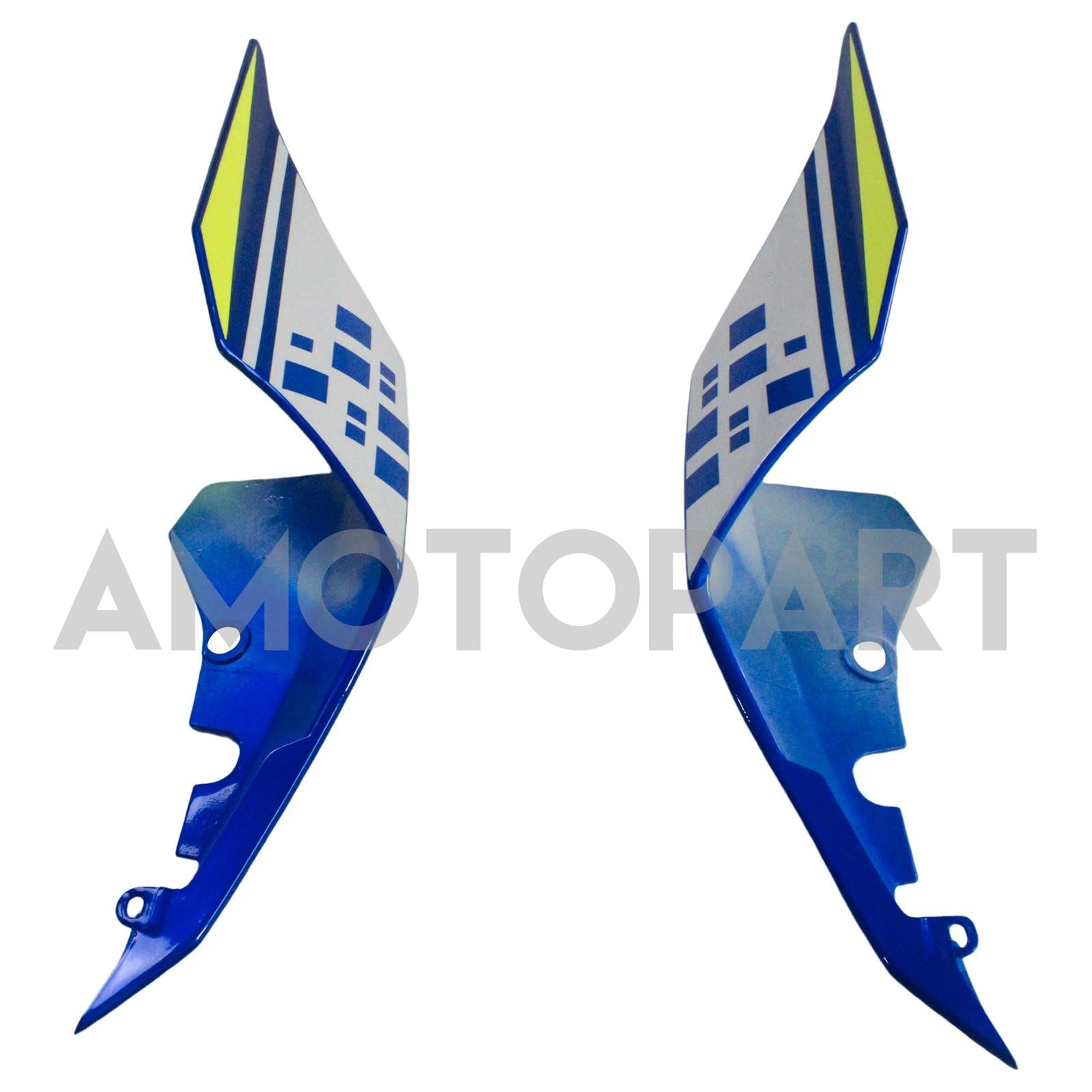 Amotopart Yamaha 2020-2025 YZF R1 Kit de carénage de logo bleu blanc