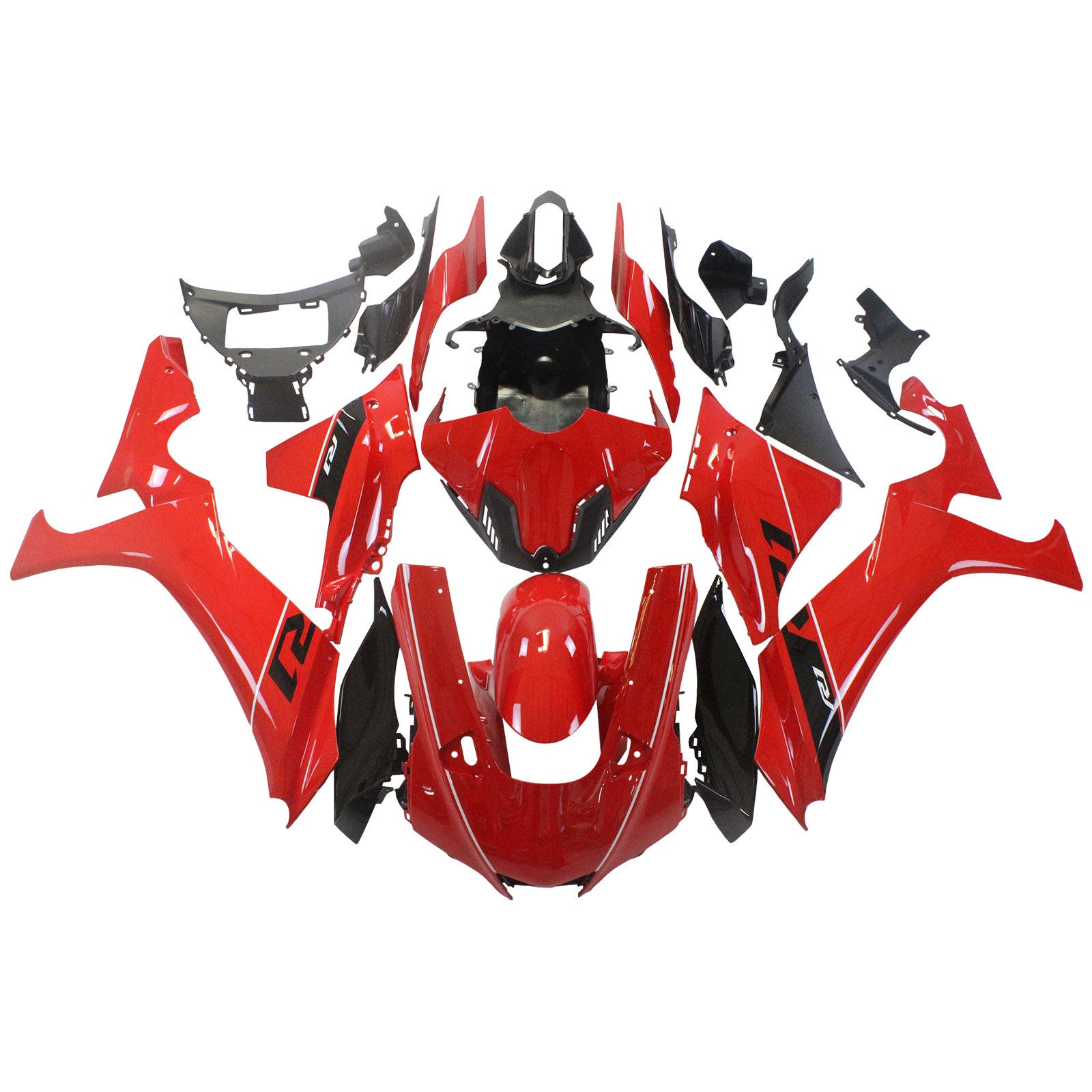 Amotopart Yamaha YZF R1 2020-2025 Red Fairing Kit