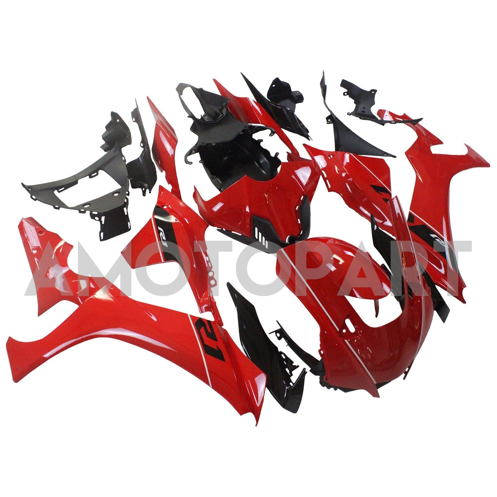 Amotopart Yamaha YZF R1 2020-2025 Red Fairing Kit
