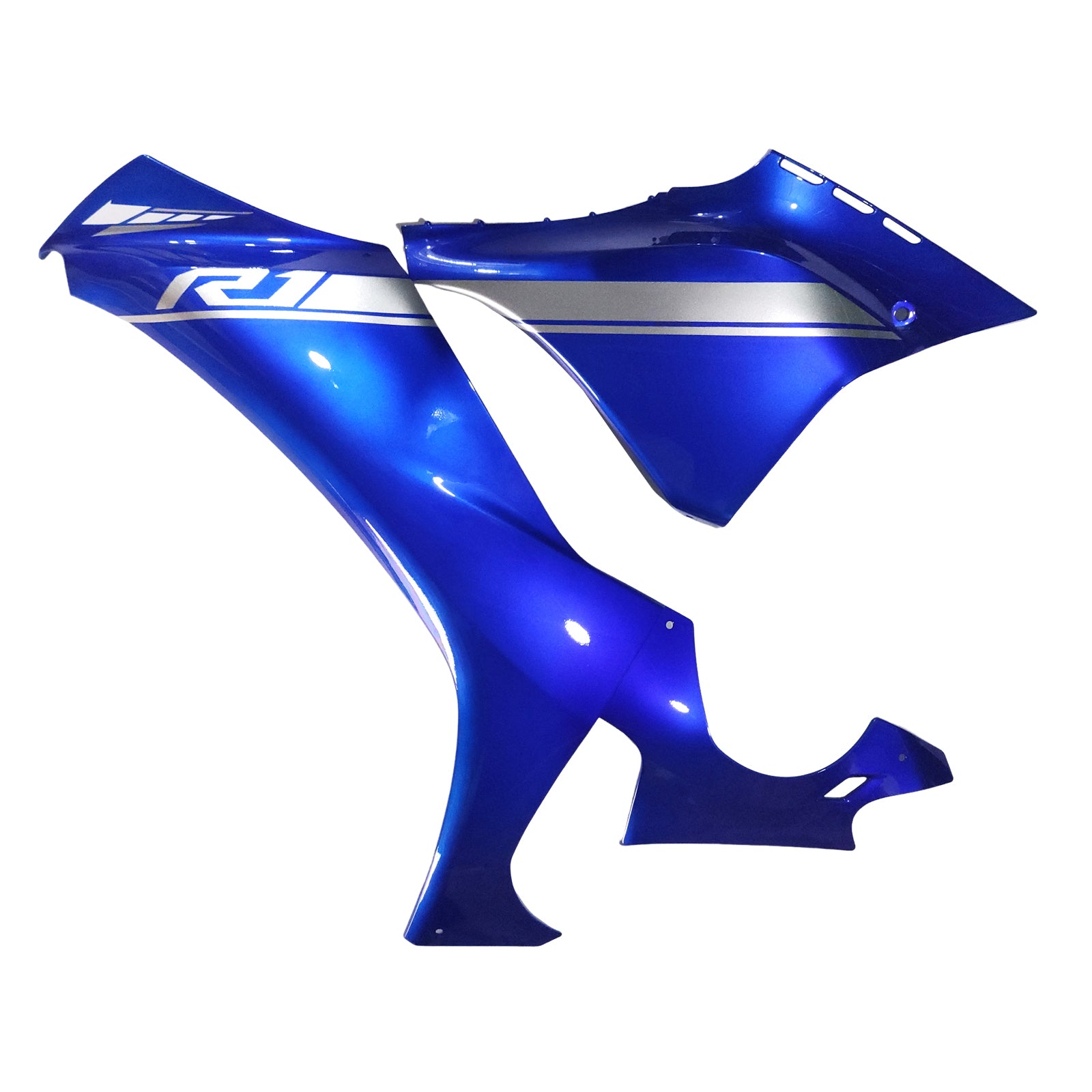 Amotopart Yamaha YZF R1 2020-2025 Blue&Silver Style2 Fairing Kit