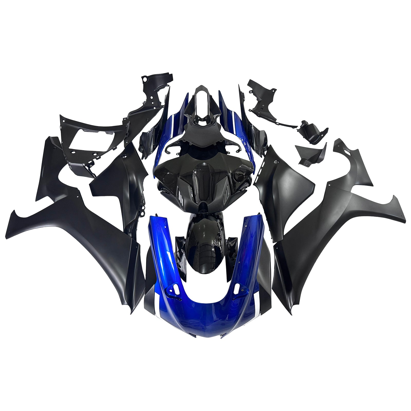 Amotopart Yamaha YZF R1 2020-2025 Blue&Black Style3 Fairing Kit