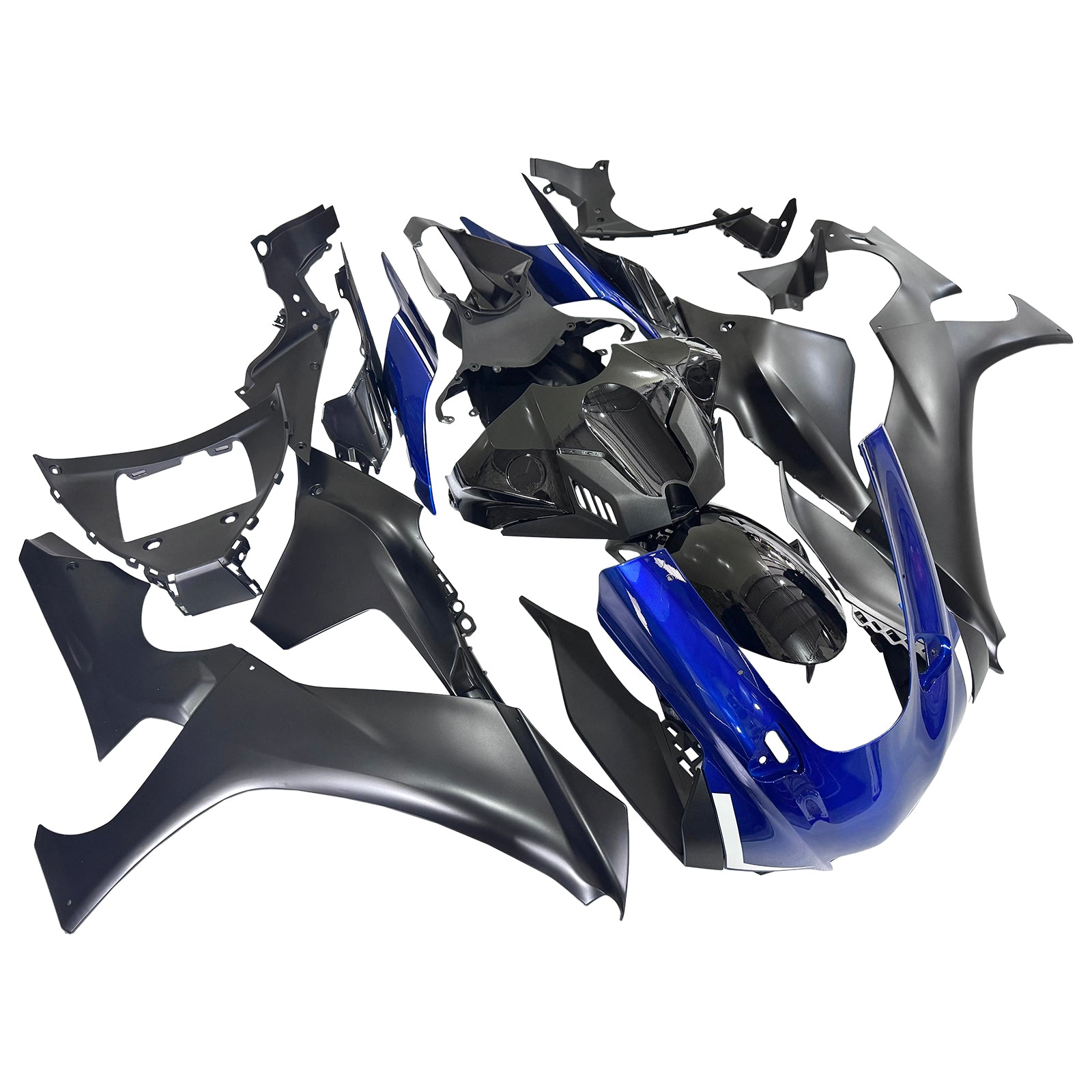 Amotopart Yamaha YZF R1 2020-2025 Blue&Black Style3 Fairing Kit