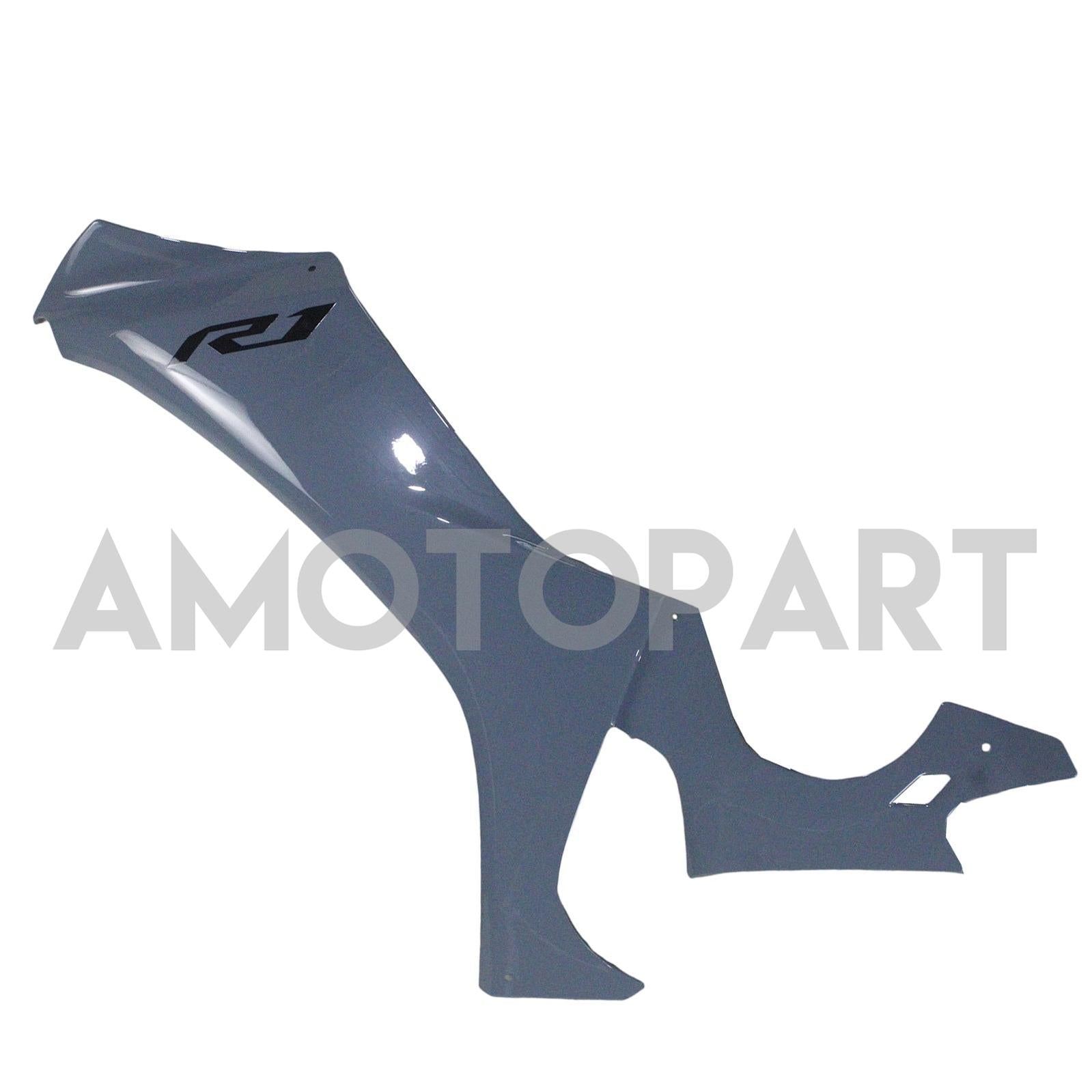 Amotopart 2020-2025 Yamaha YZF R1 Glossy Grey Fairing Kit