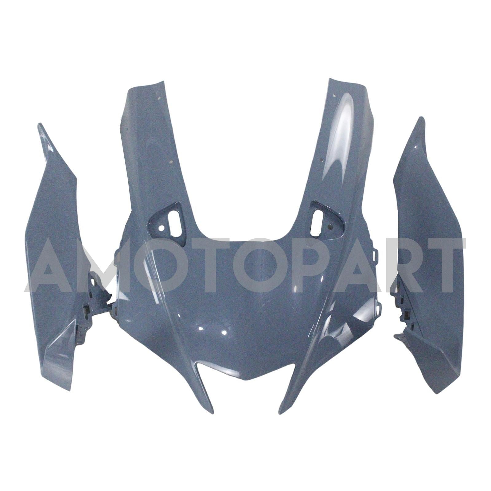Amotopart 2020-2025 Yamaha YZF R1 Glossy Grey Fairing Kit