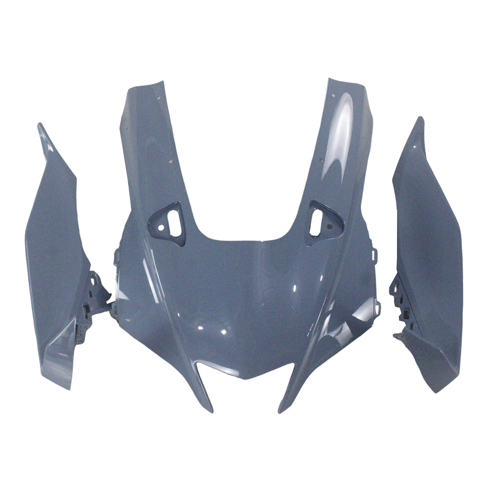 Amotopart 2020-2024 ヤマハ YZF R1 光沢のあるグレー フェアリングキット