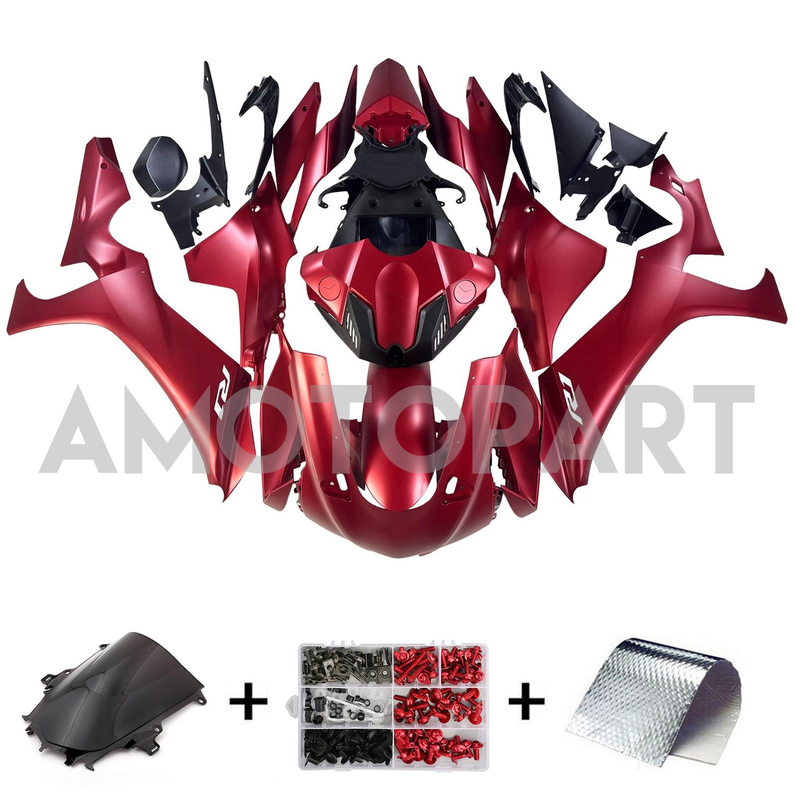 Amotopart 2020-2025 Yamaha YZF R1 Red Fairing Kit