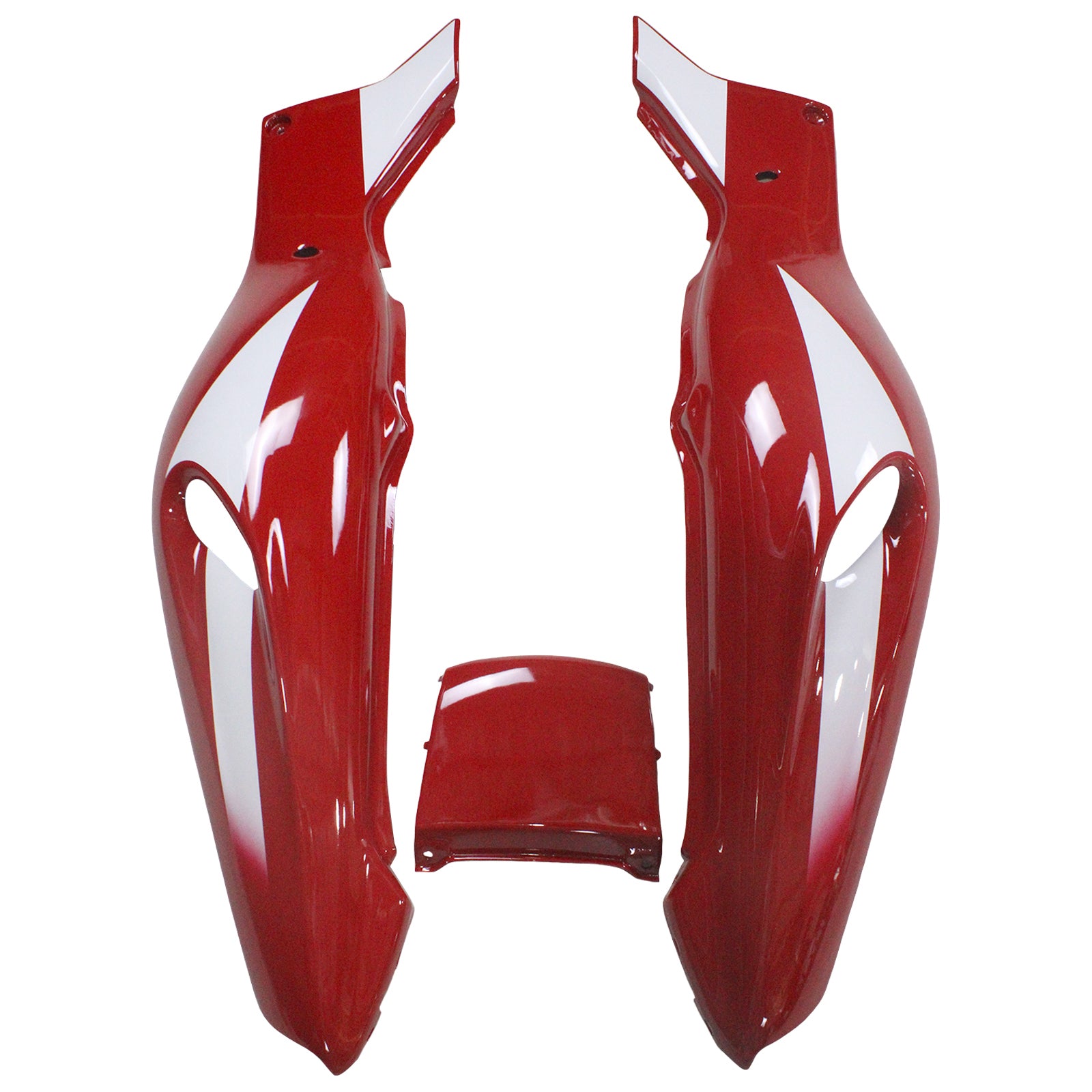 Carénage Amotopart pour Yamaha YZF1000R Thunderace 1997-2007, rouge&Kit Style1 noir