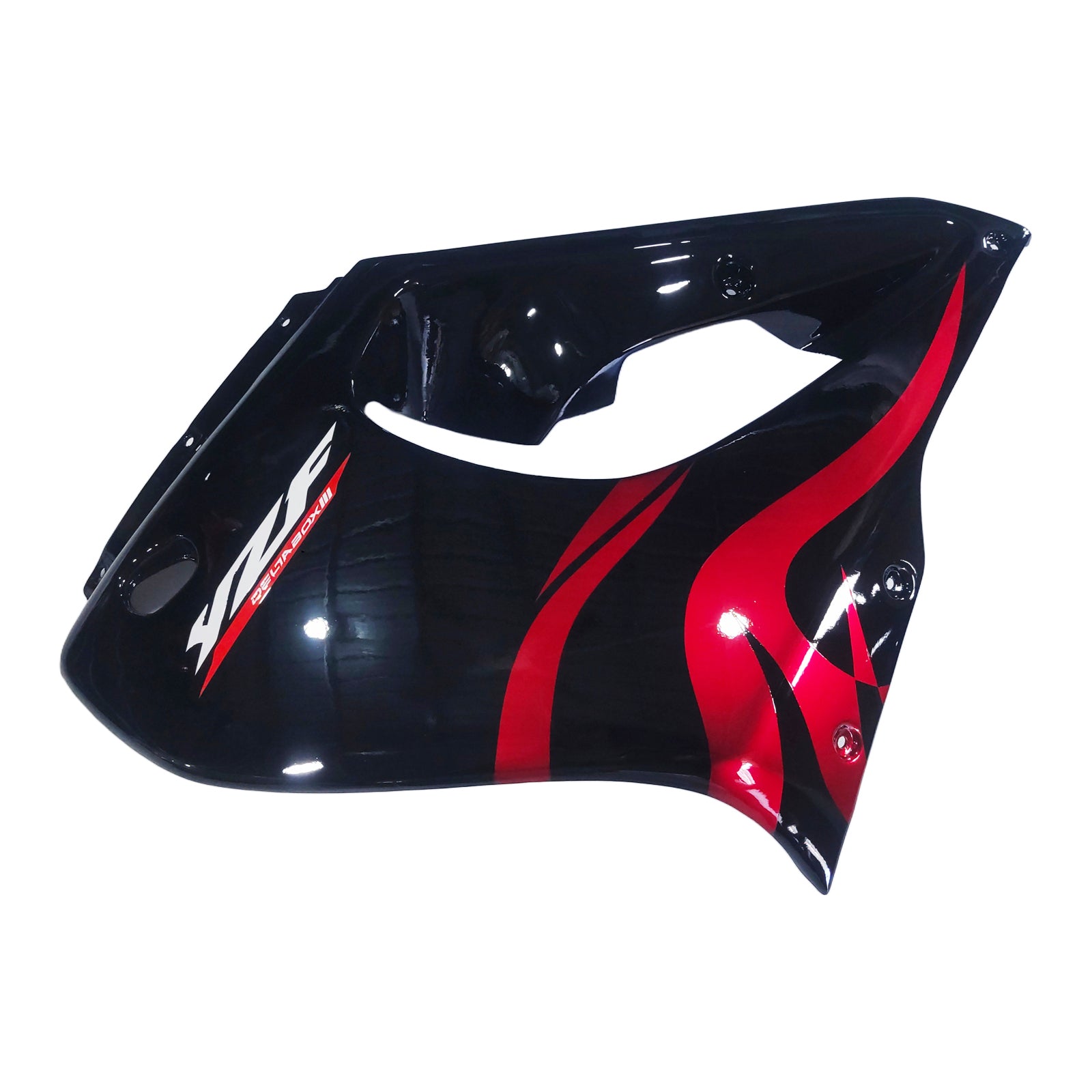 Carénage Amotopart pour Yamaha YZF1000R Thunderace 1997-2007, rouge&Kit Style2 noir
