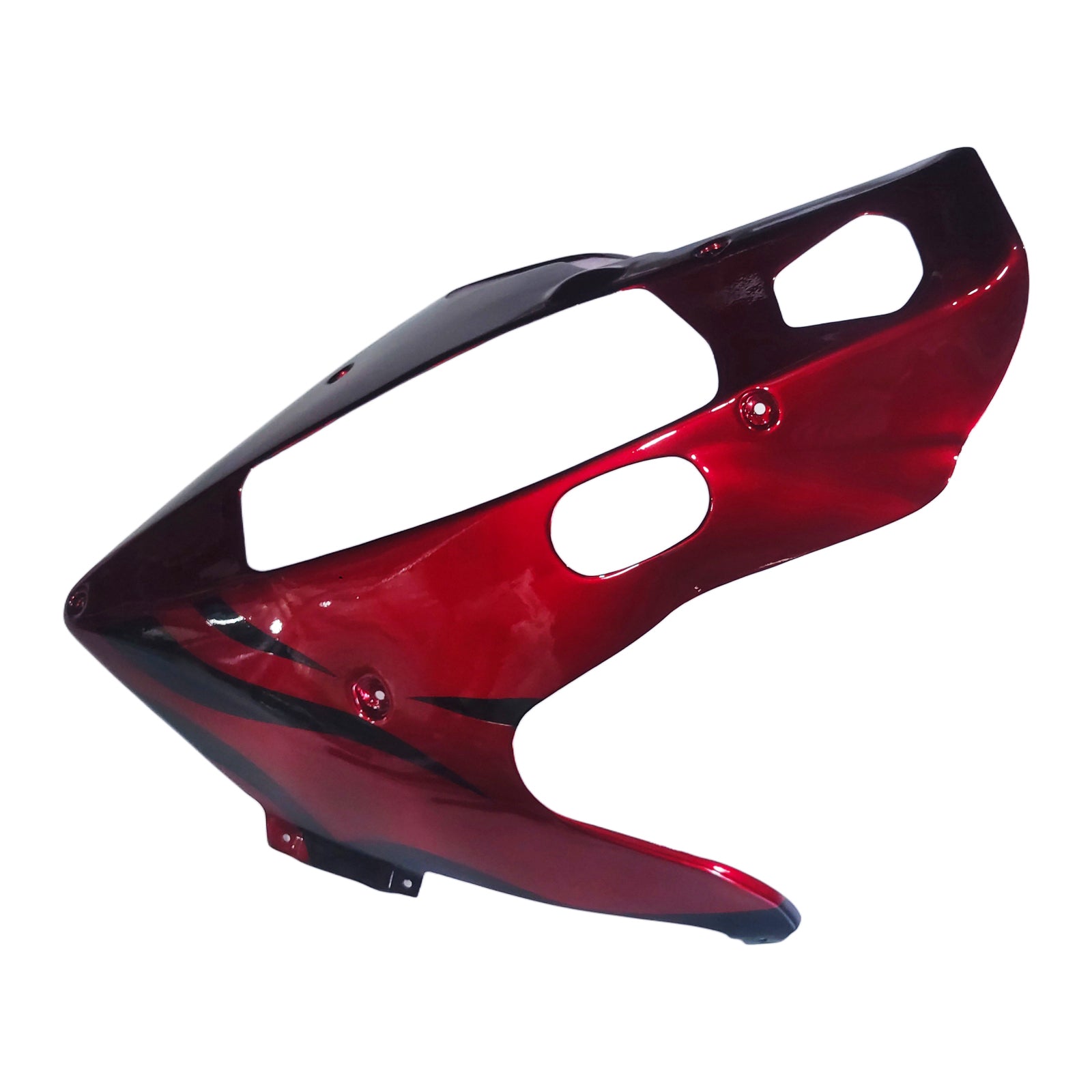 Carénage Amotopart pour Yamaha YZF1000R Thunderace 1997-2007, rouge&Kit Style2 noir